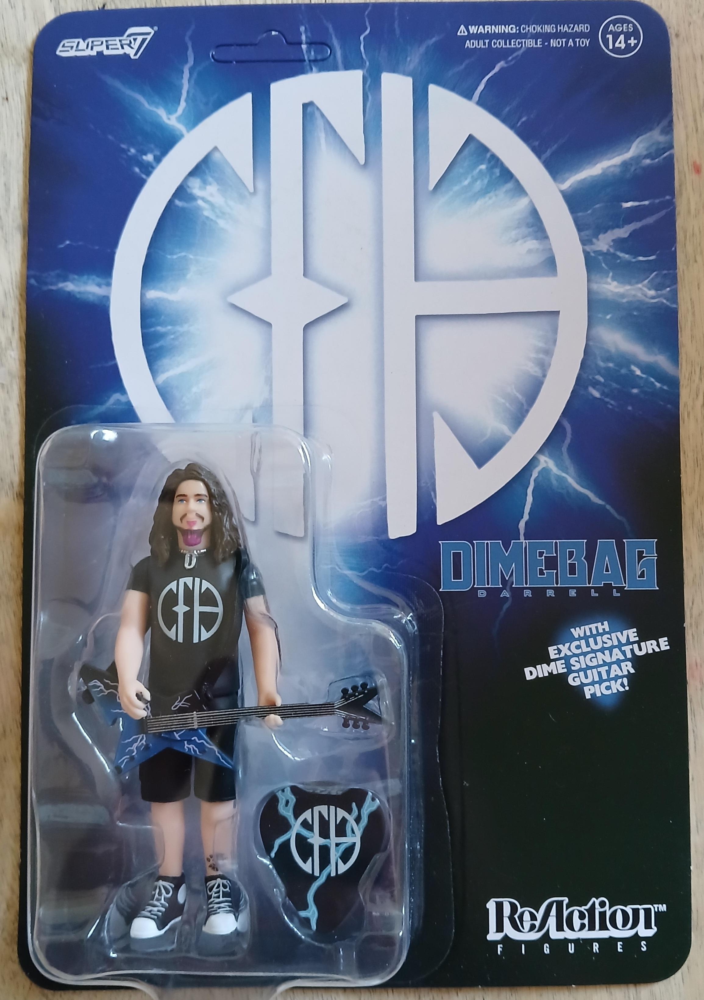 Super7 ReAction Dimebag Darrell Wave 2 set 2 figurine