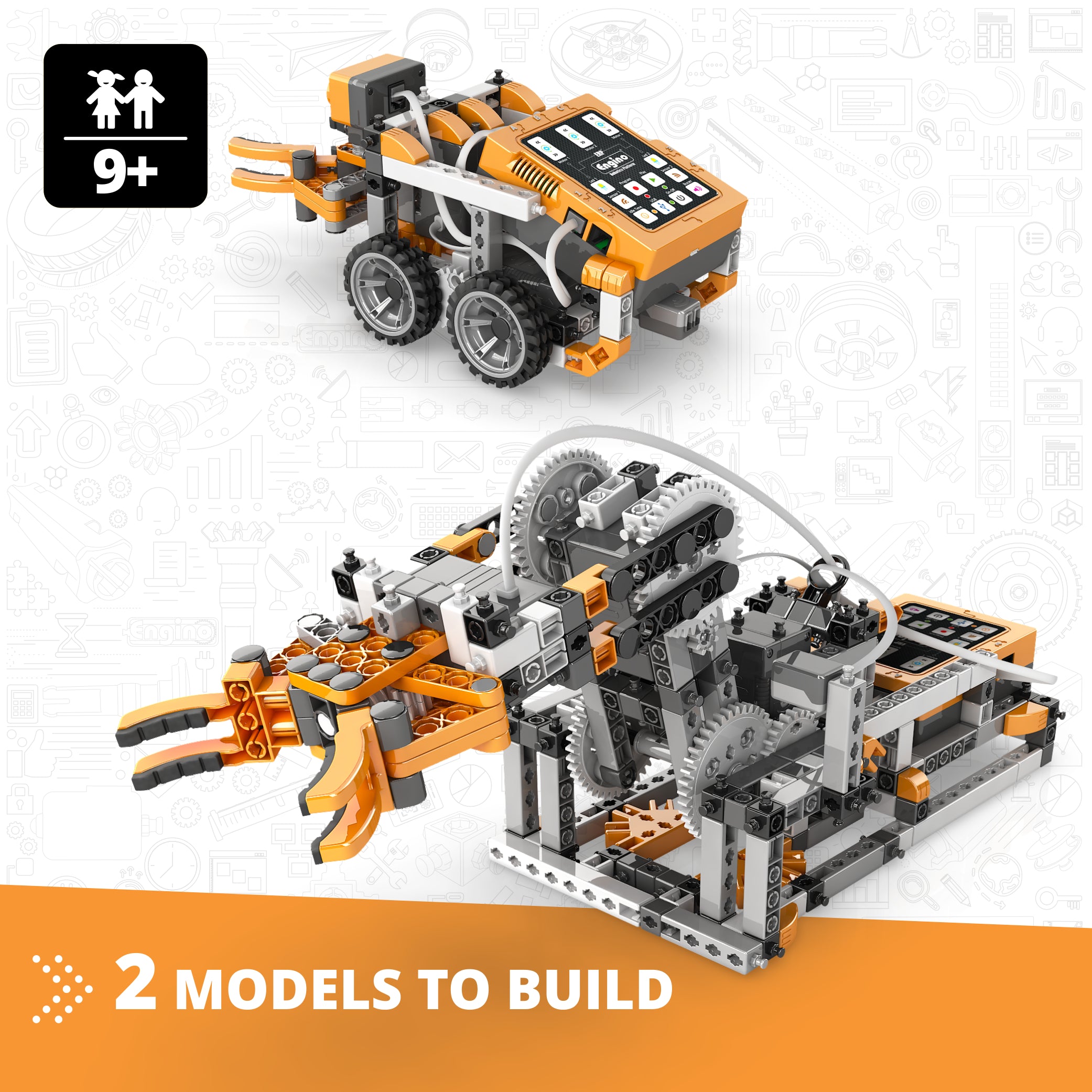 Engino Coding Lab ERP PRO 2.0 kit robotica 2 modele