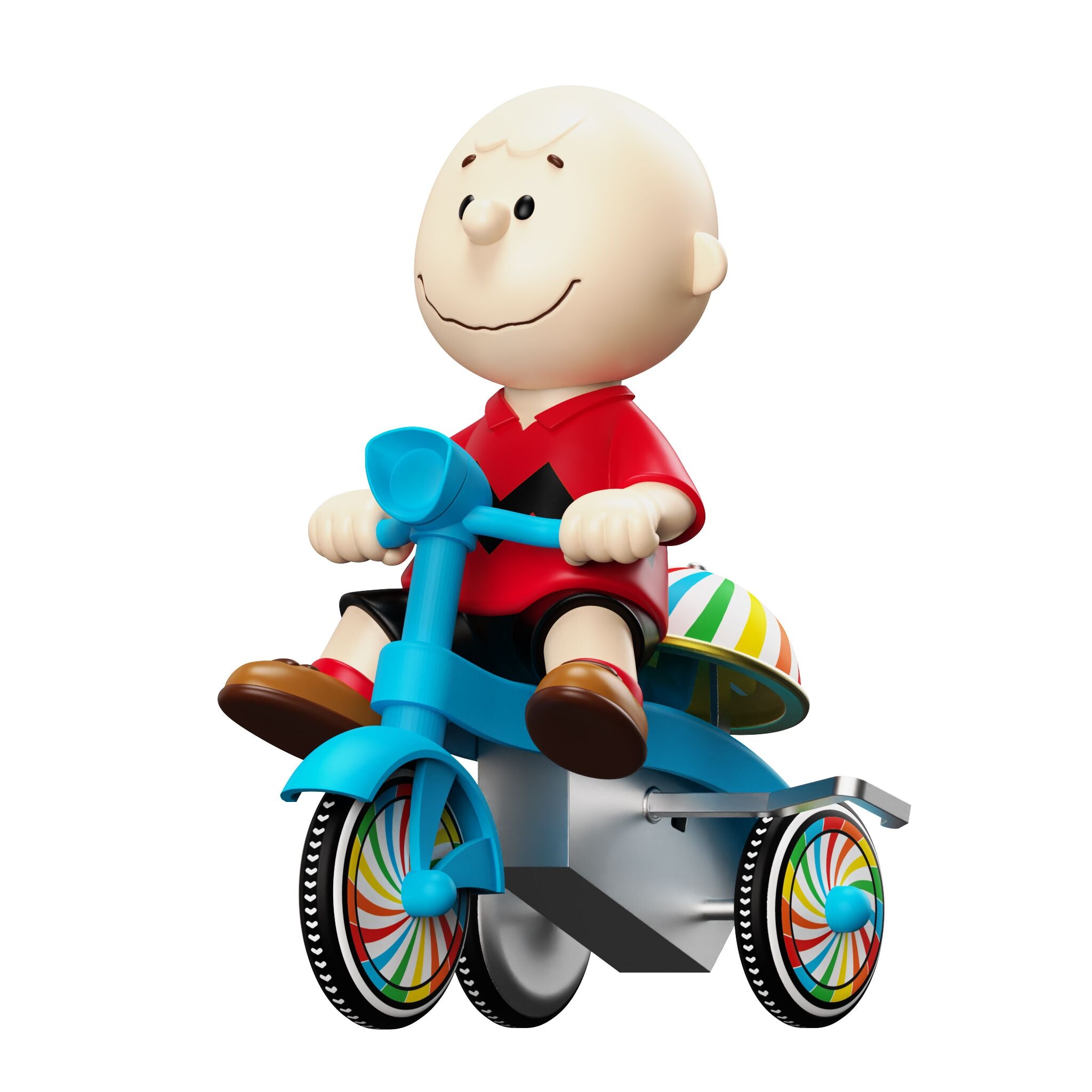 Super7 Peanuts Charlie Brown Super Cycles Tricicleta 13cm