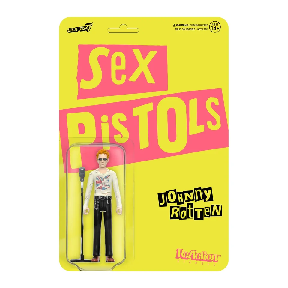 Super7 Sex Pistols Johnny Rotten figurina 9cm Wave 1