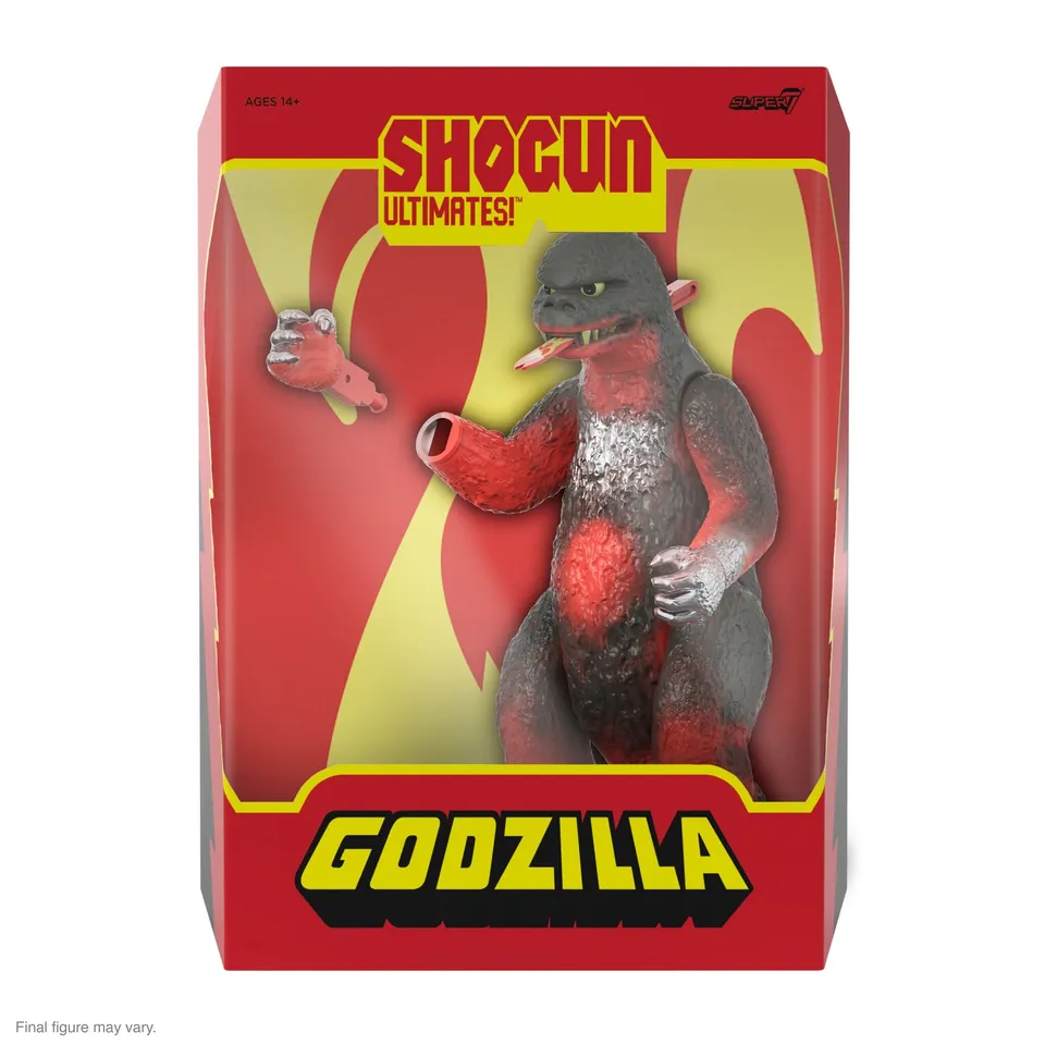 Super7 Toho Shogun Godzilla Vintage Red figurina 18 cm