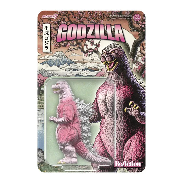 Super7 Toho Godzilla 89 Cherry Blossom figurina roz