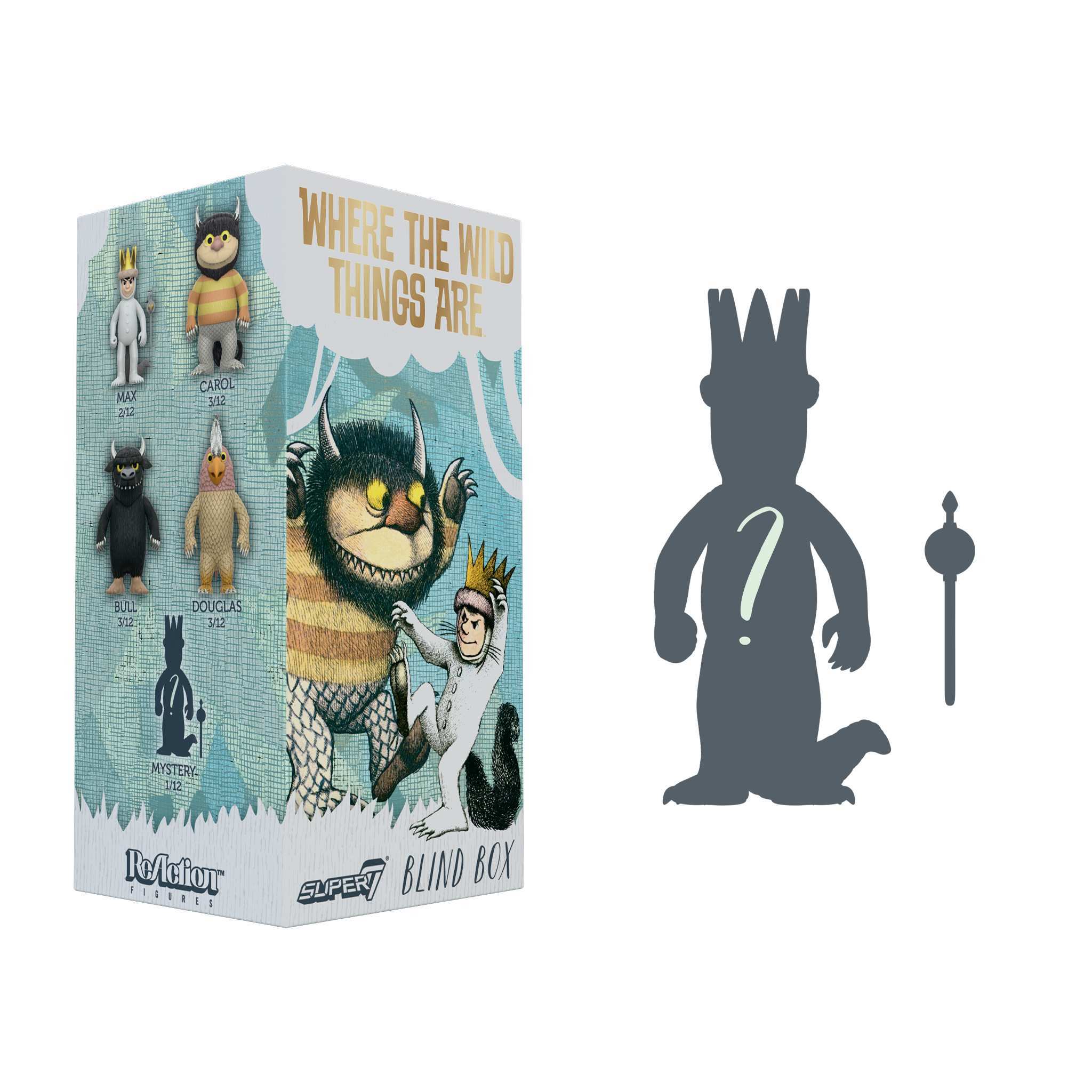 Super7 Wild Things Blind Box Wave 01 set 12 figurine glow