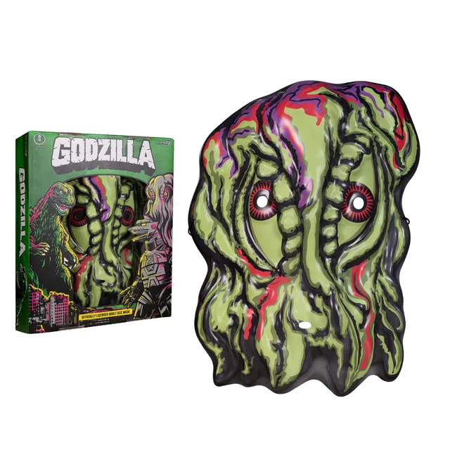 Super7 Toho Hedorah mască Halloween fosforescentă retro