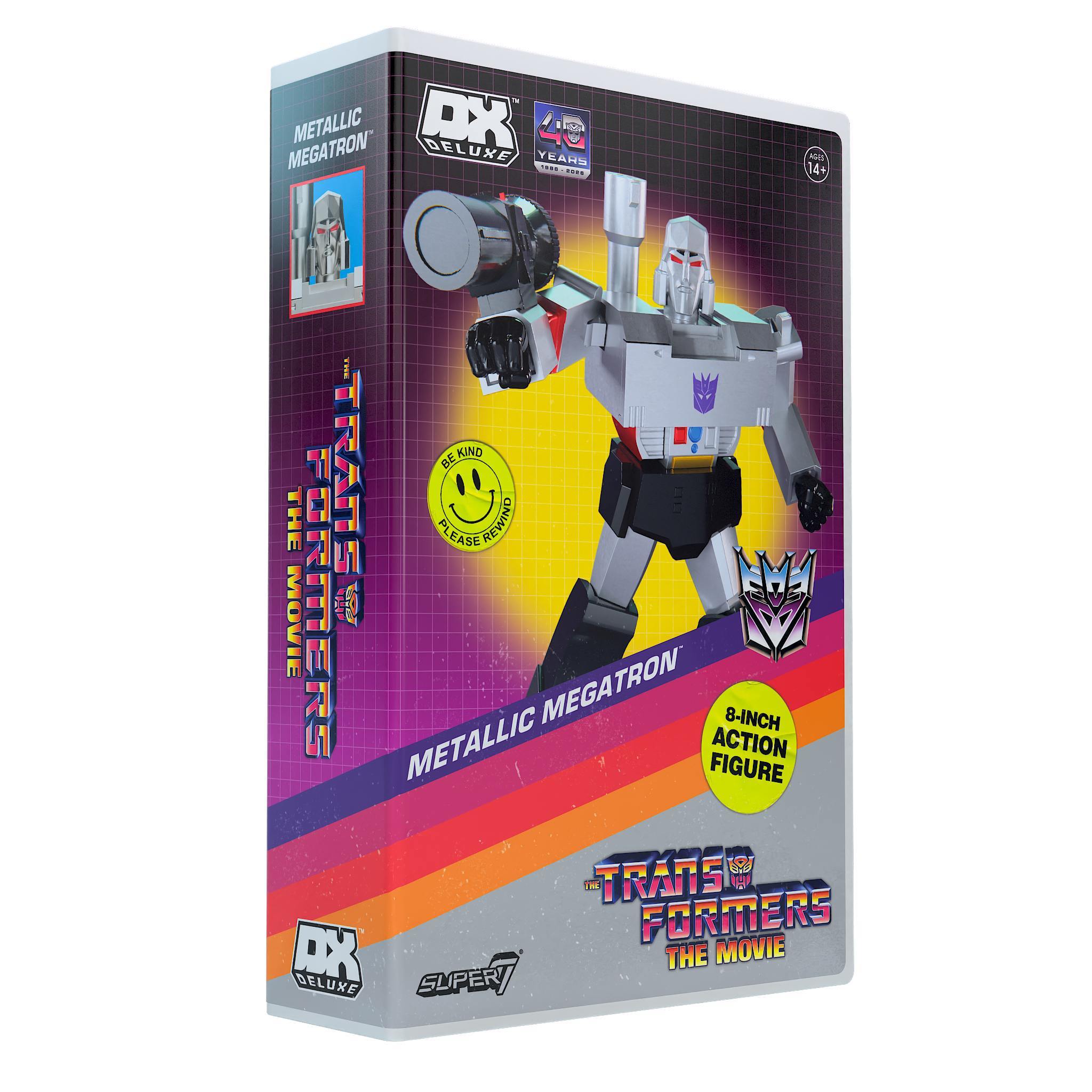 Super7 Transformers Megatron Deluxe figurina metalic 20cm