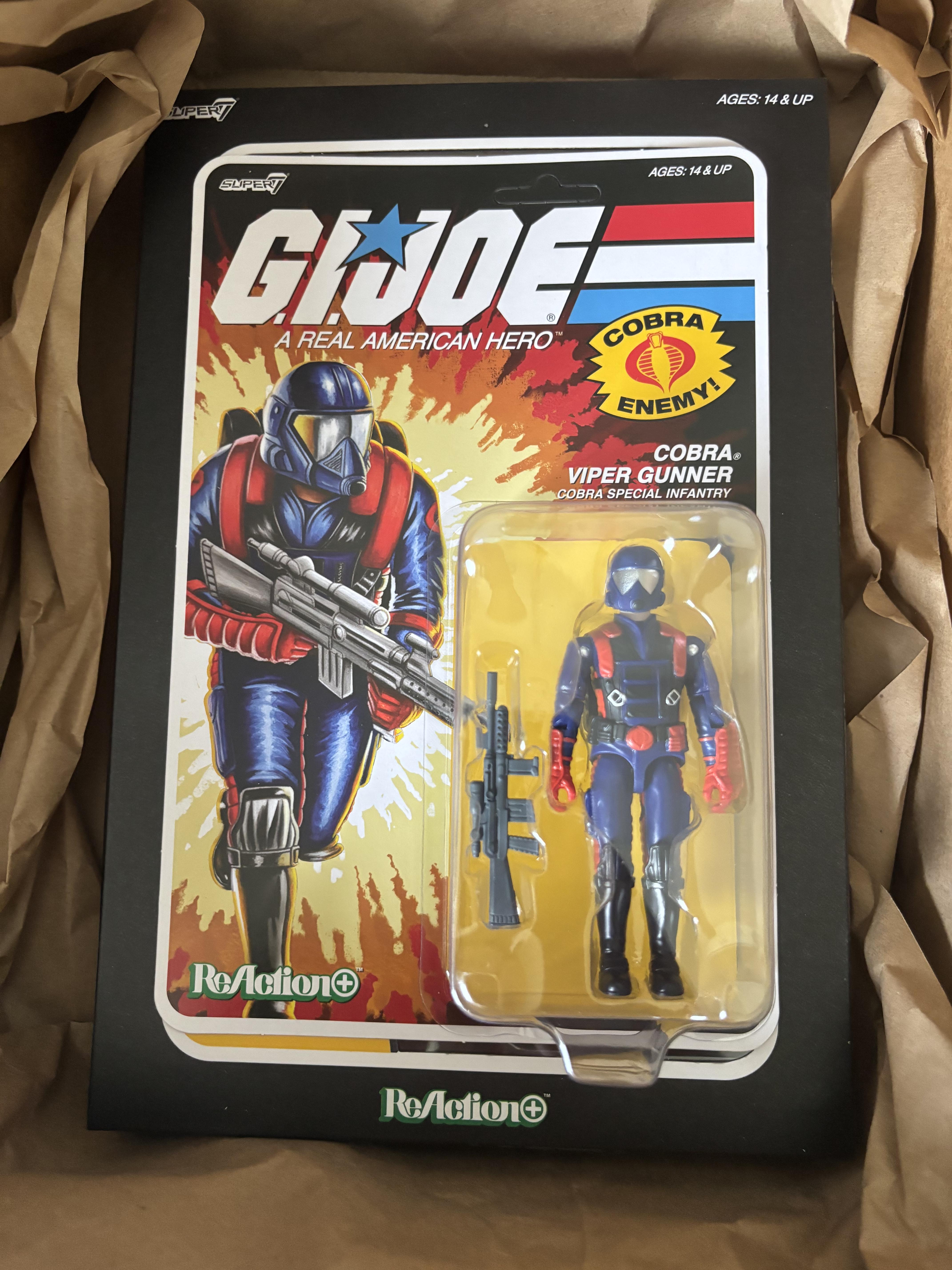 Super7 ReAction+ G.I. Joe set 4 figurine Wave 09