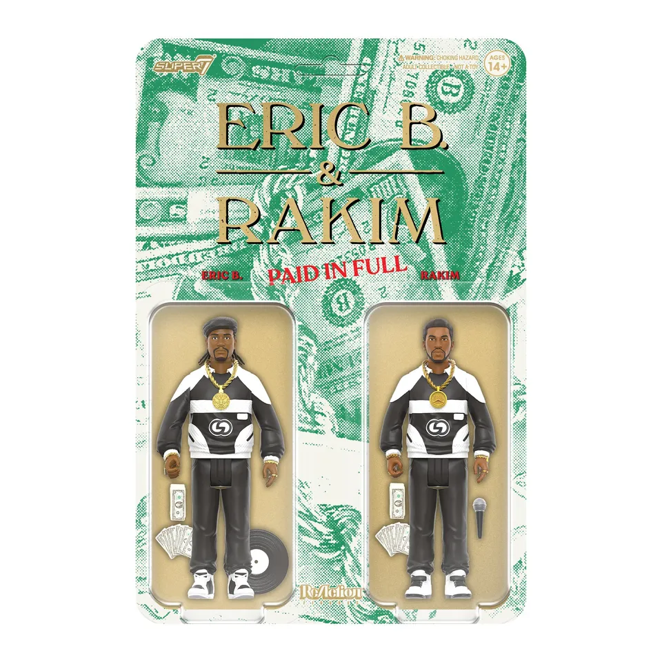 Super7 ReAction Eric B. Rakim set 2 figurine hip-hop