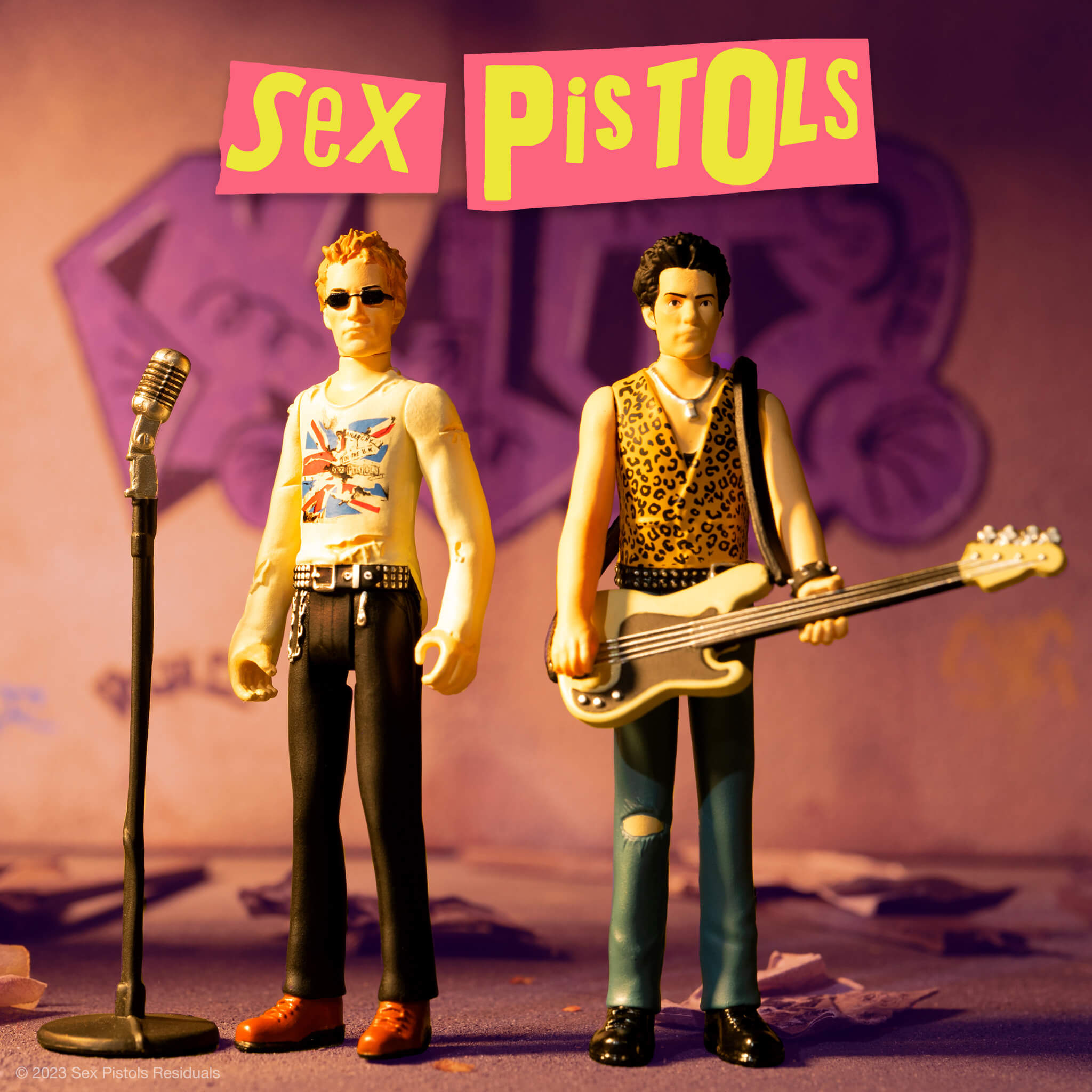 Super7 Sex Pistols Johnny Rotten Sid figurine set 2