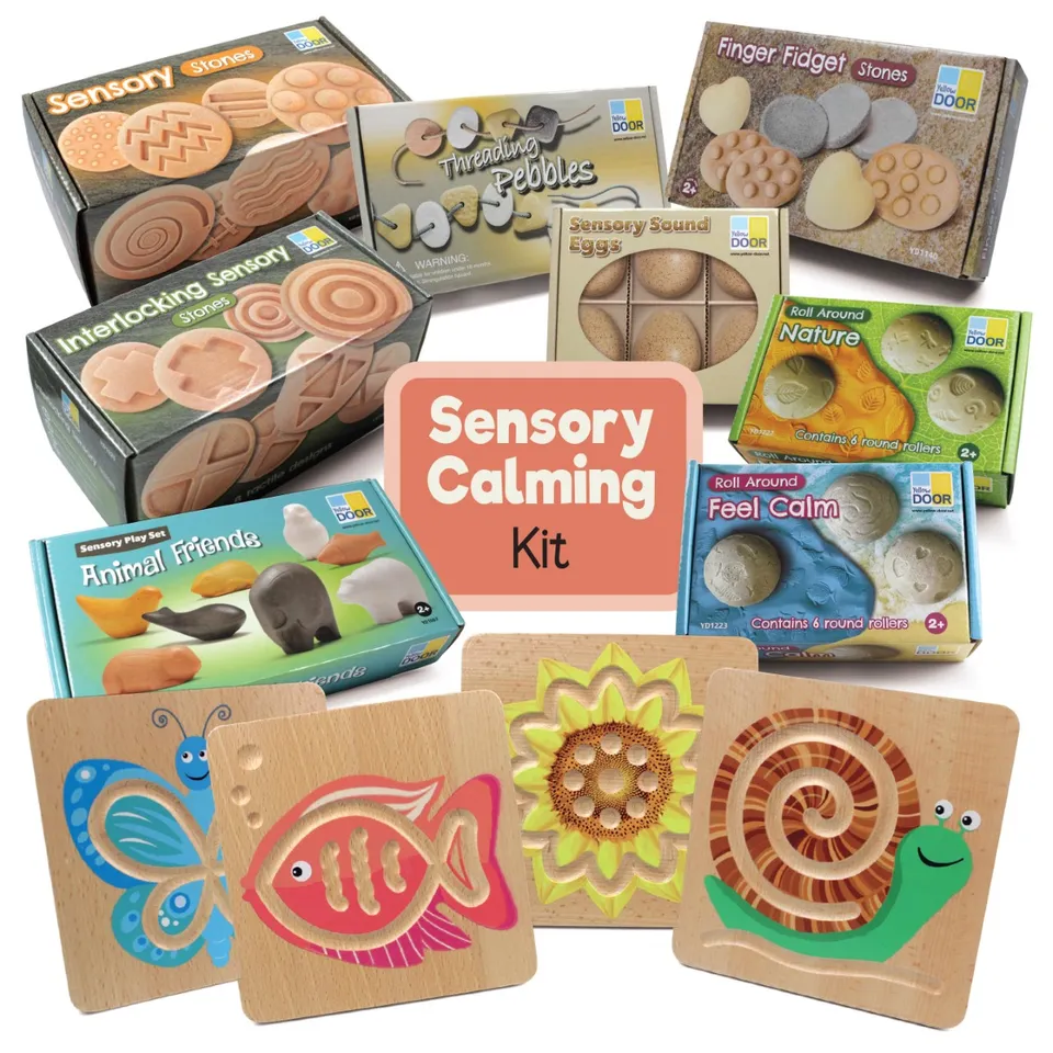 Yellow Door Sensory Calming kit calmare 8 seturi relaxare