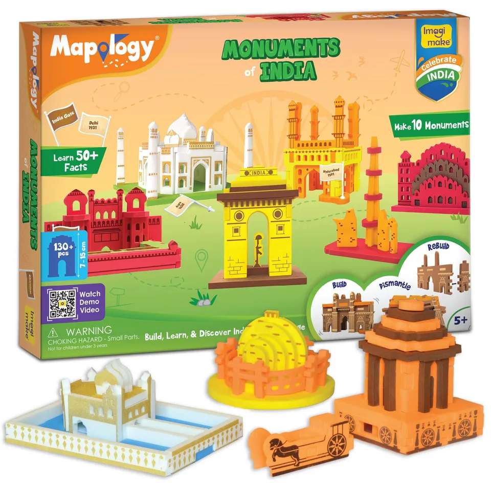 Imagimake Mapology Monuments puzzle 3D 10 monumente