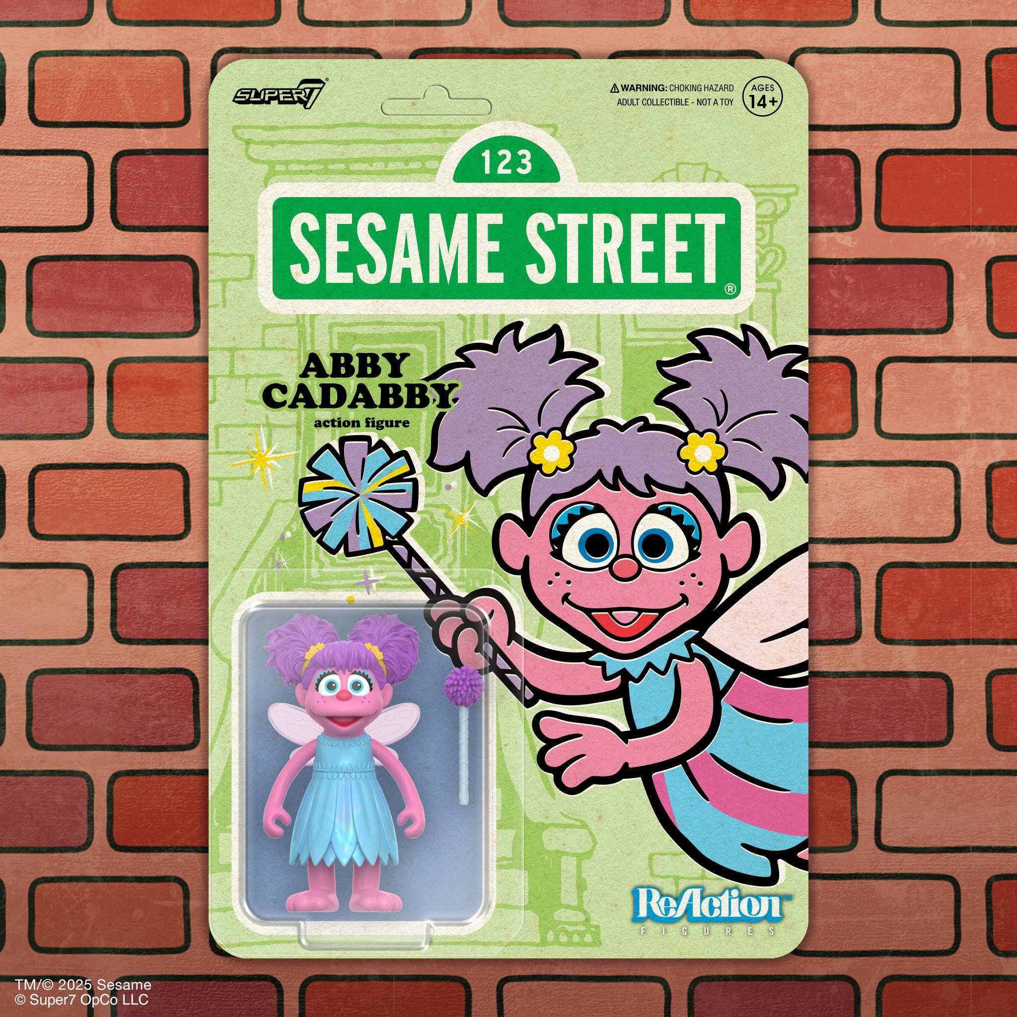 Super7 Sesame Street Abby Cadabby figurină Wave 05 cu baghetă