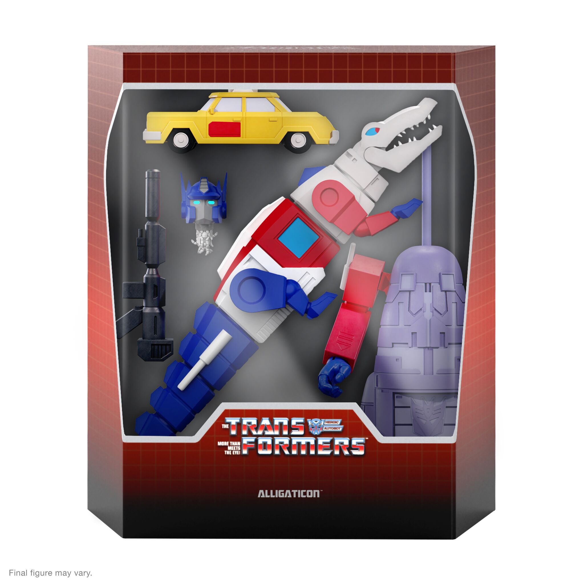 Super7 Ultimates Alligaticon figurina G1 Cartoon