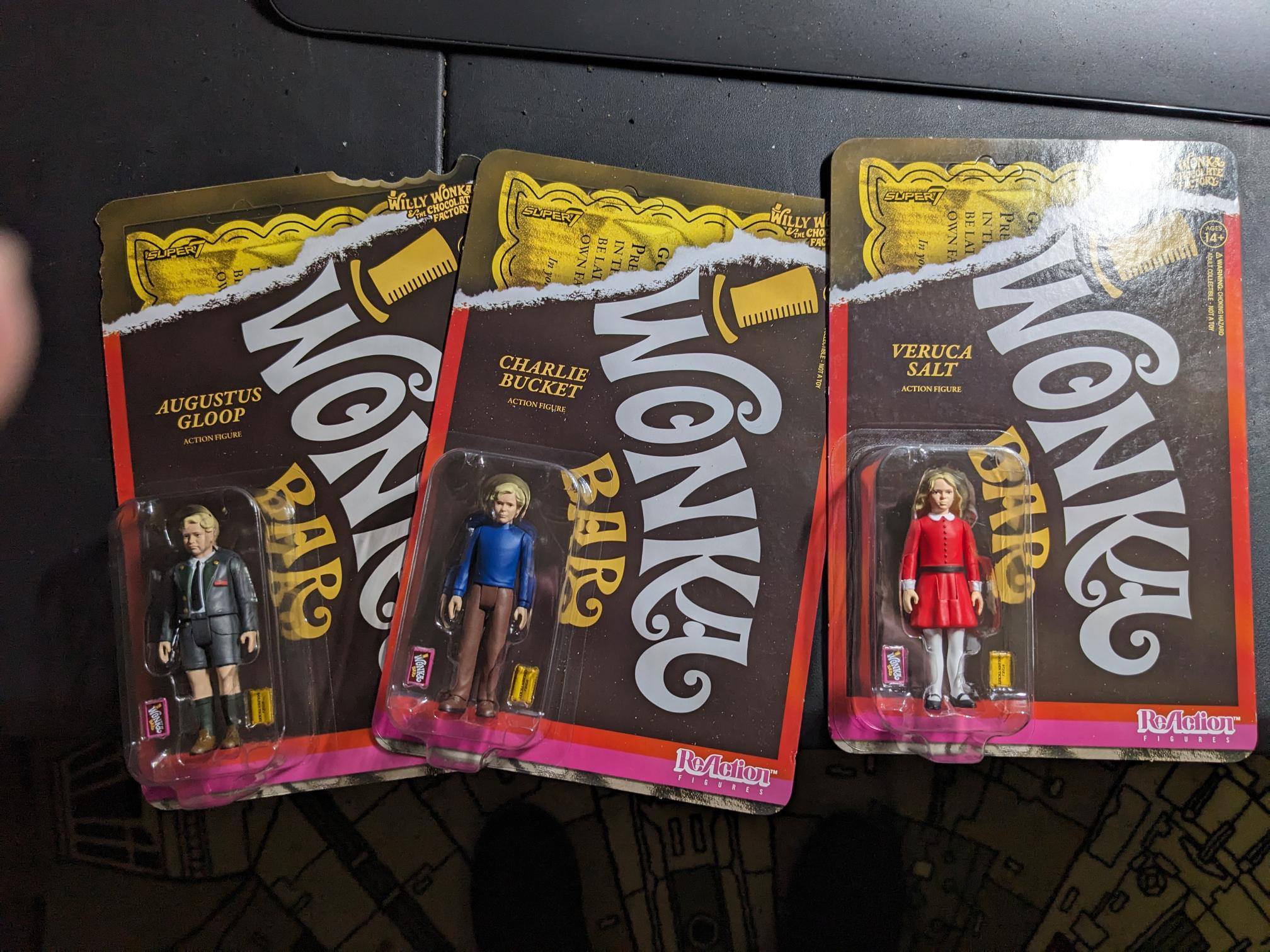 Super7 Willy Wonka Wave 02 Augustus Gloop figurina film