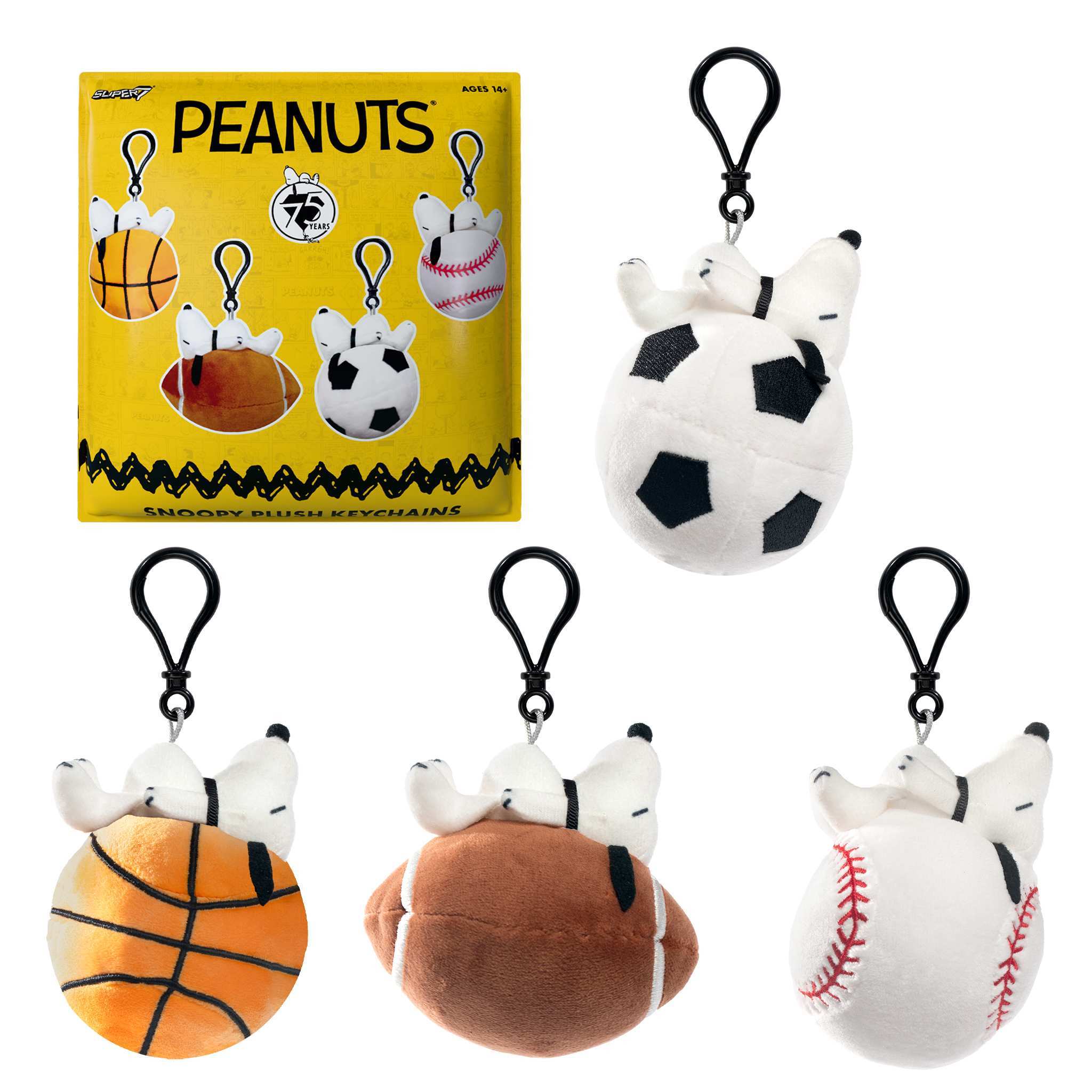 Super7 Peanuts Snoopy breloc plus blind bag sport