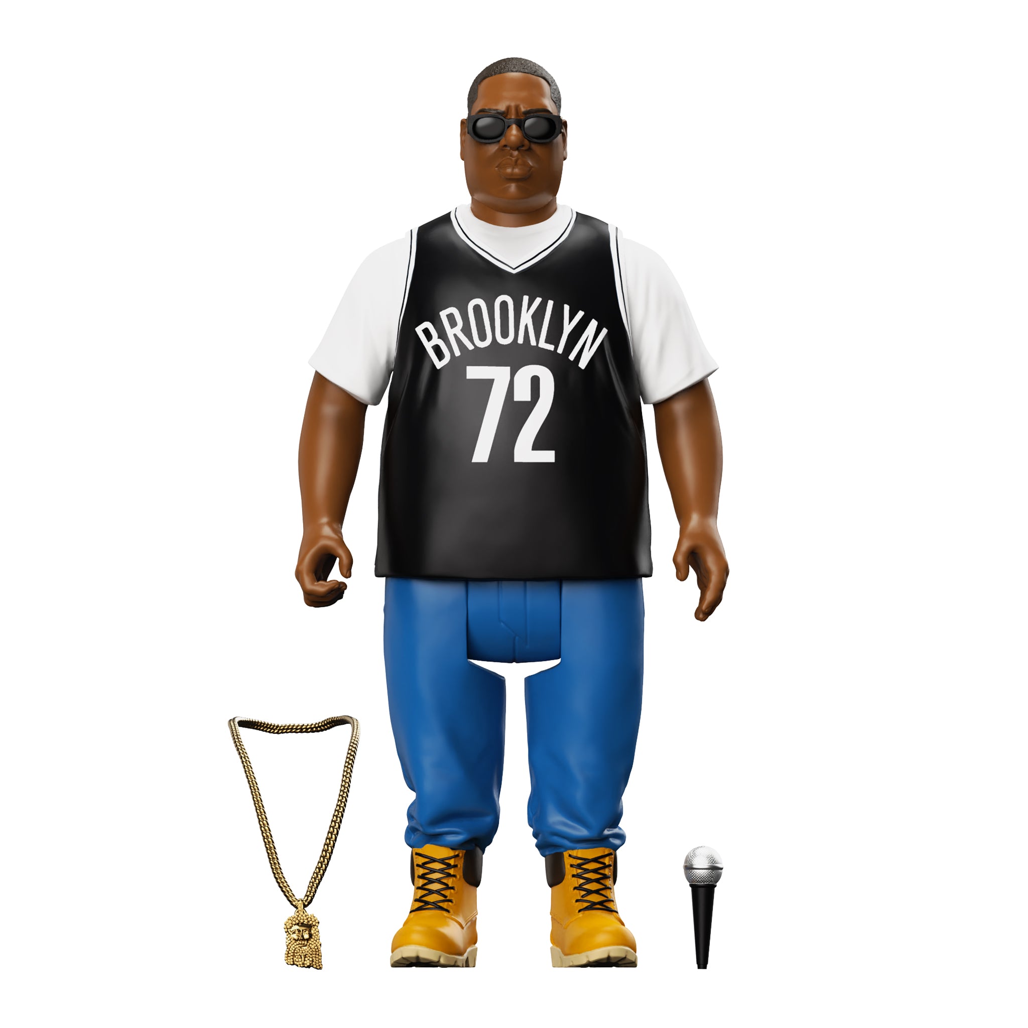 Super7 Notorious B.I.G. ReAction figurina Brooklyn Jersey