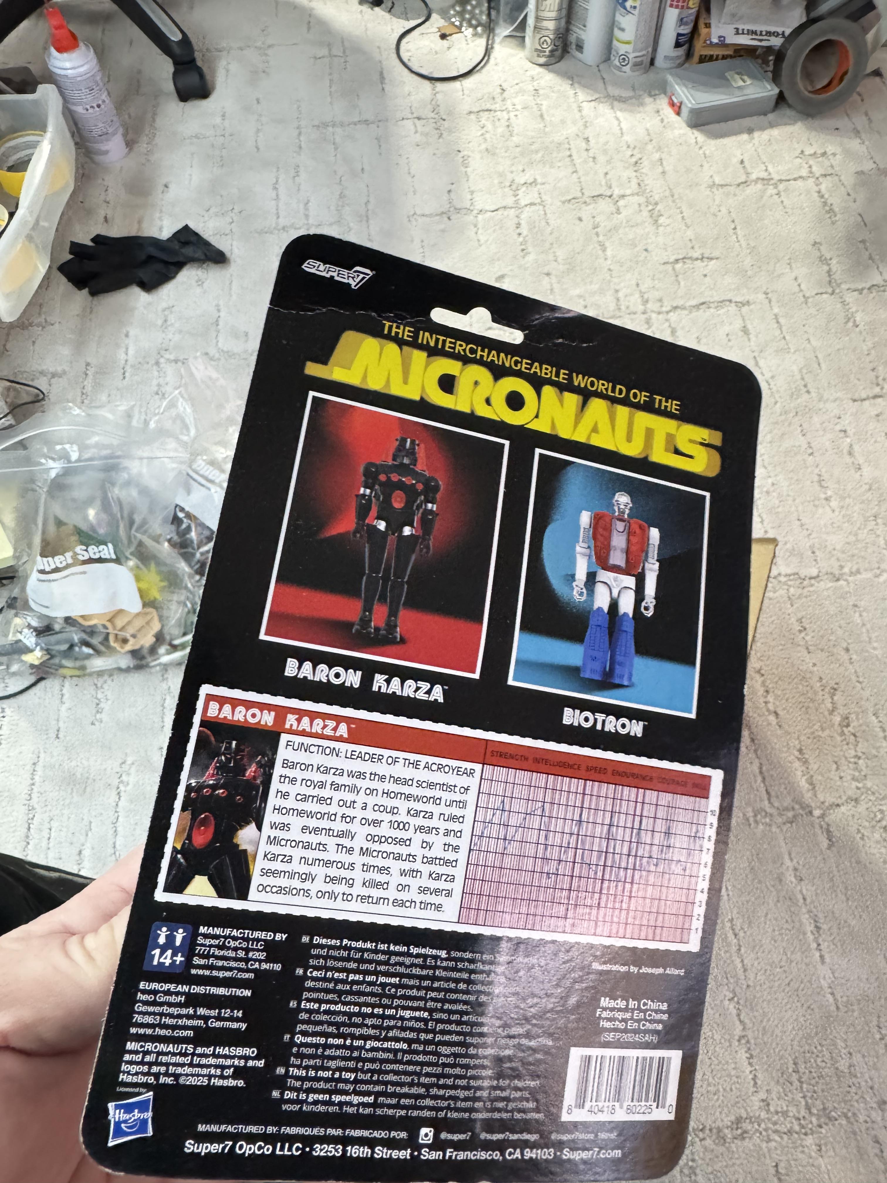 Super7 Micronauts ReAction+ Biotron figurina 9,5 cm
