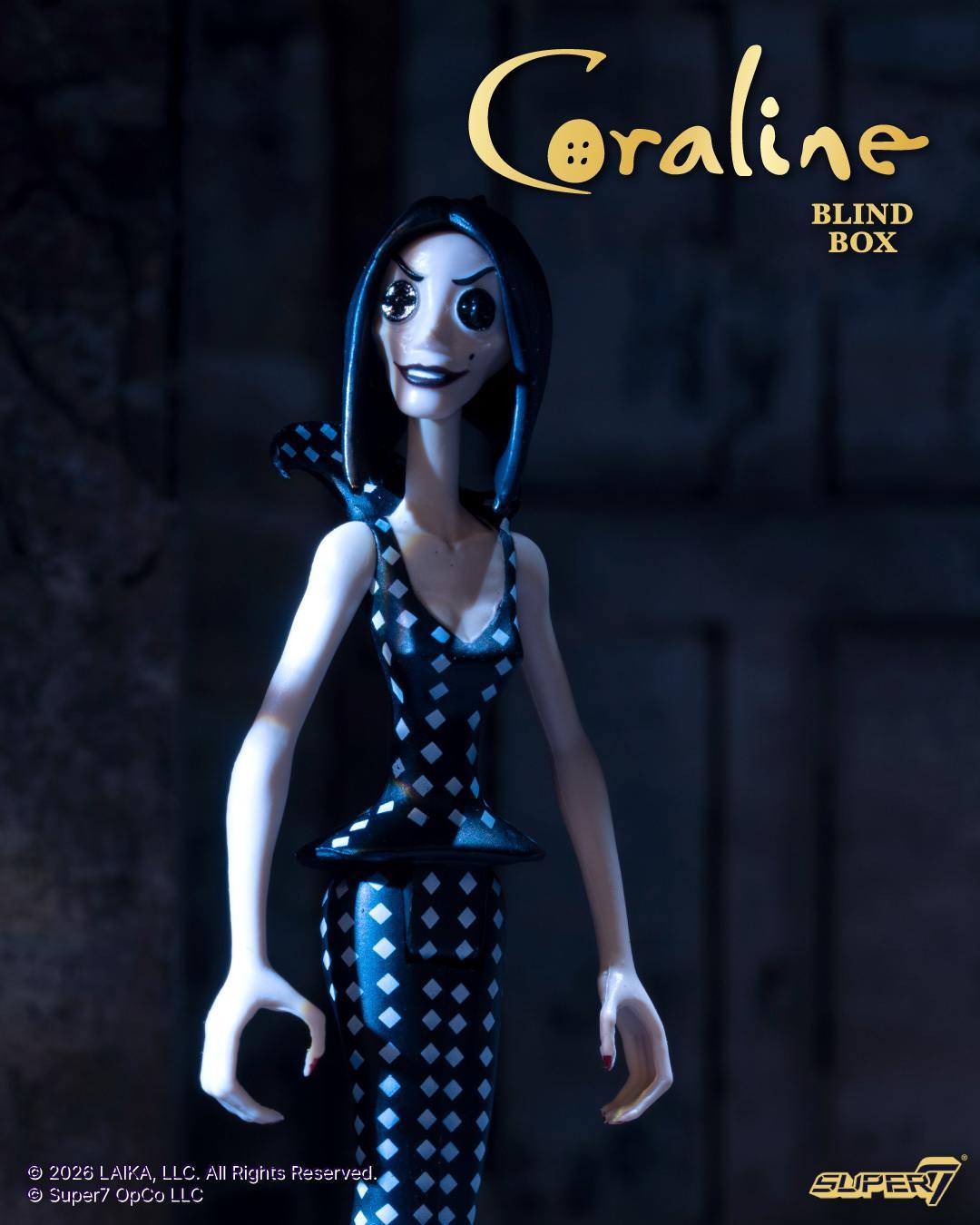 Super7 Coraline set 12 figurine Blind Box ReAction