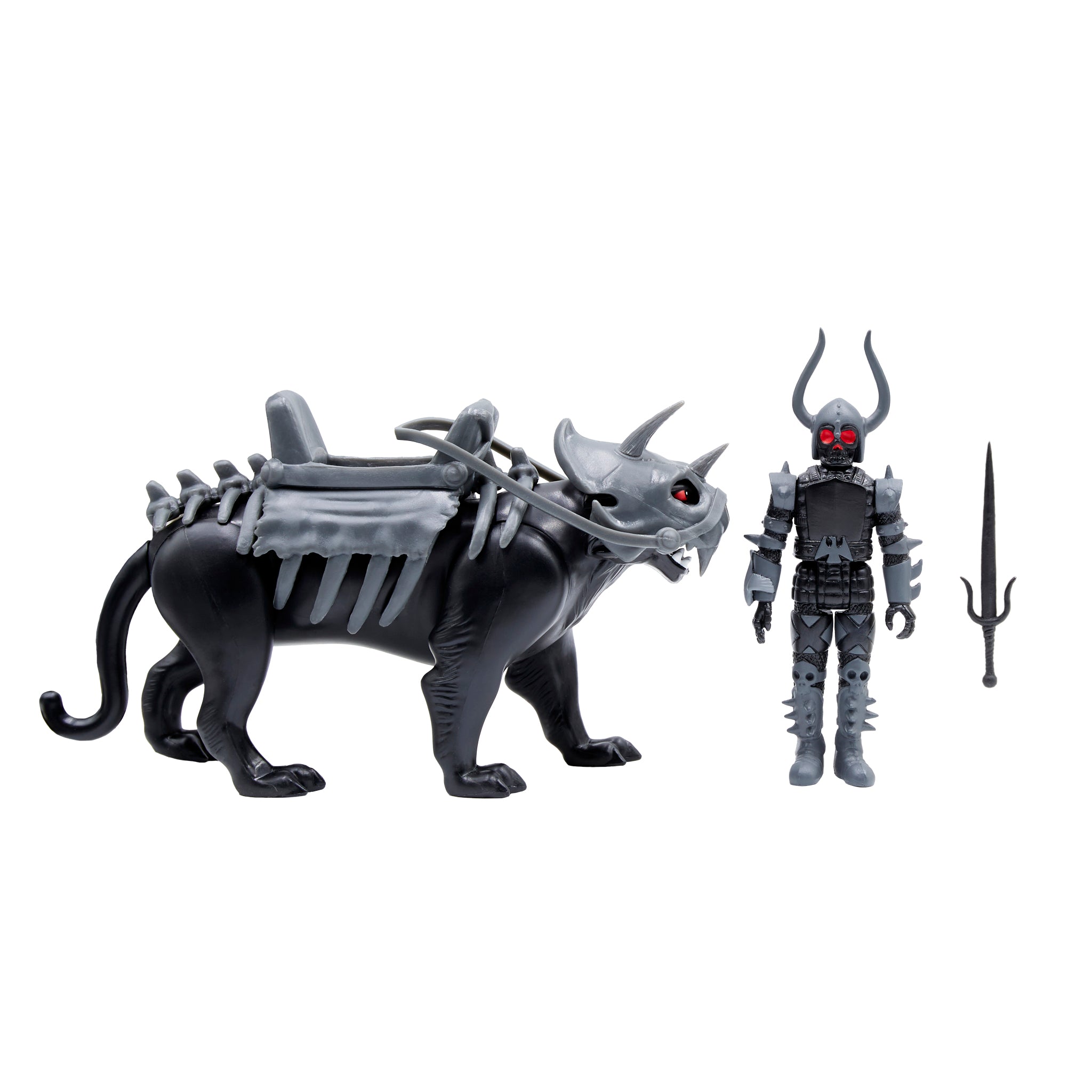 Super7 ReAction Black Falcon Famine Puma set