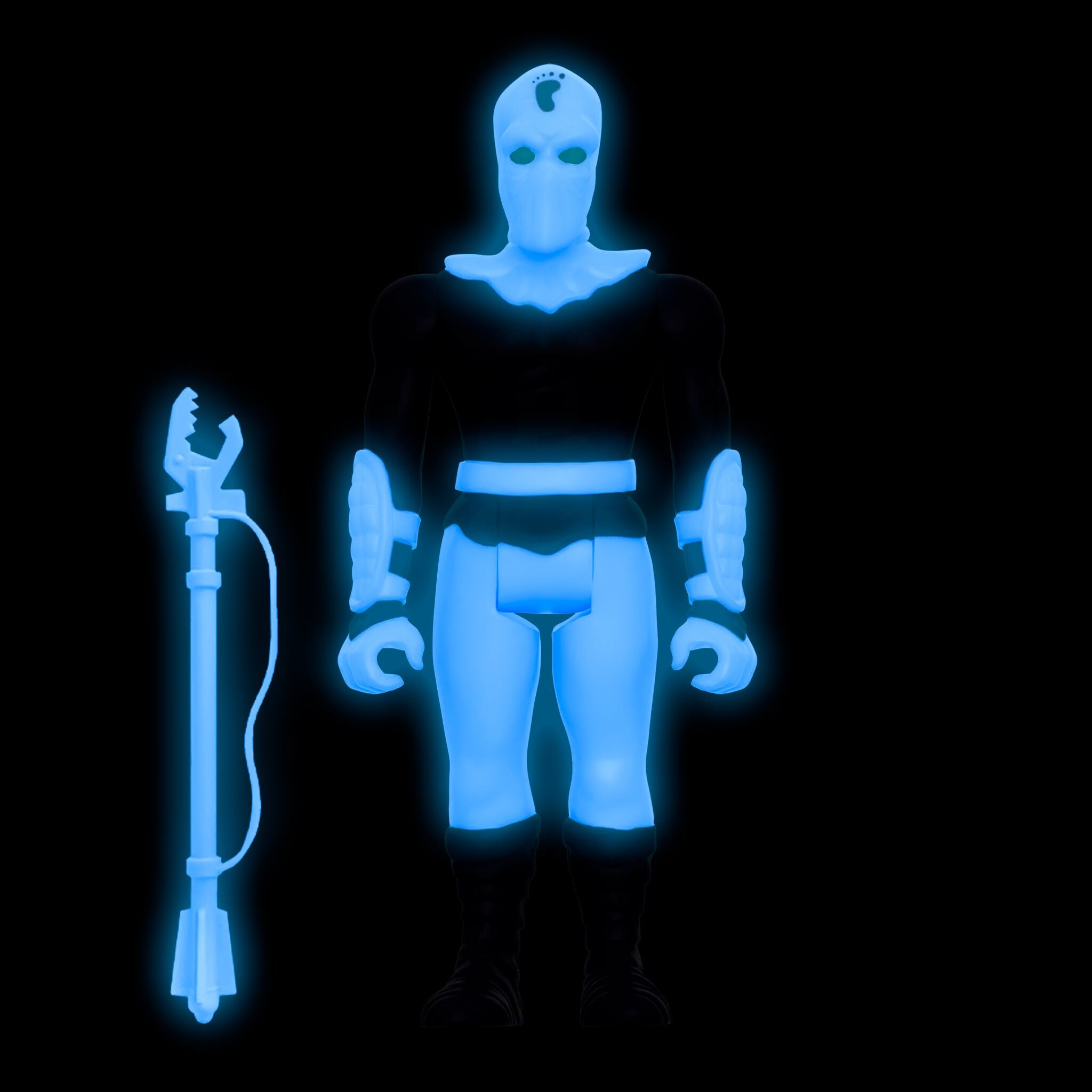 Super7 ReAction TMNT Glow set 3 figurine fosforescente