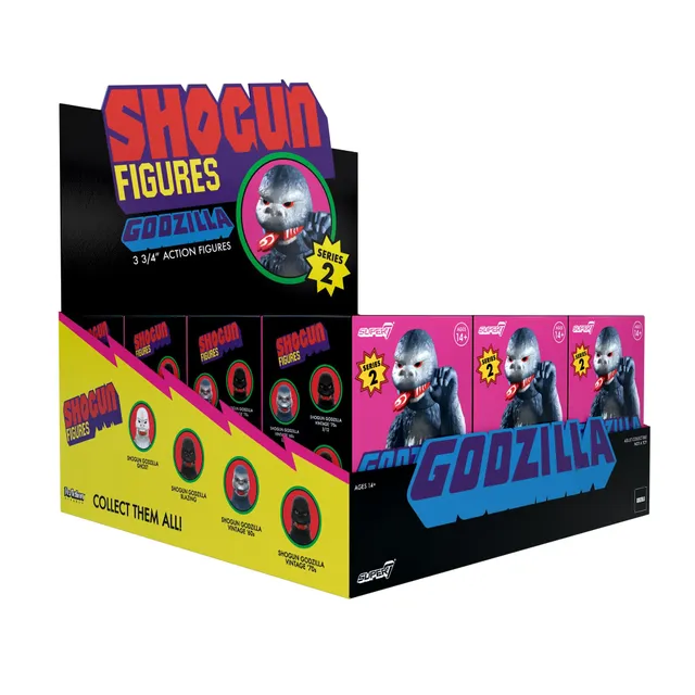Super7 Toho Shogun V2 set 12 figurine blind box vintage