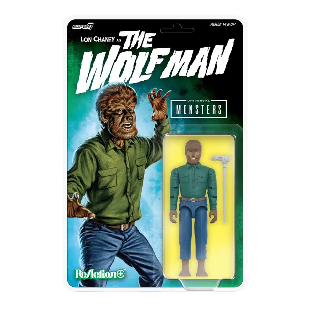 Super7 Universal Monsters Wolf Man figurina baston