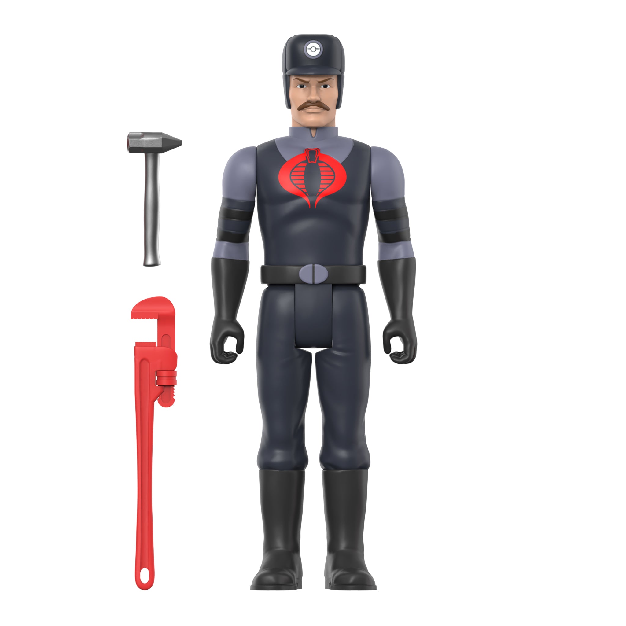 Super7 G.I. Joe ReAction Cobra Snakeling figurină mustață tan