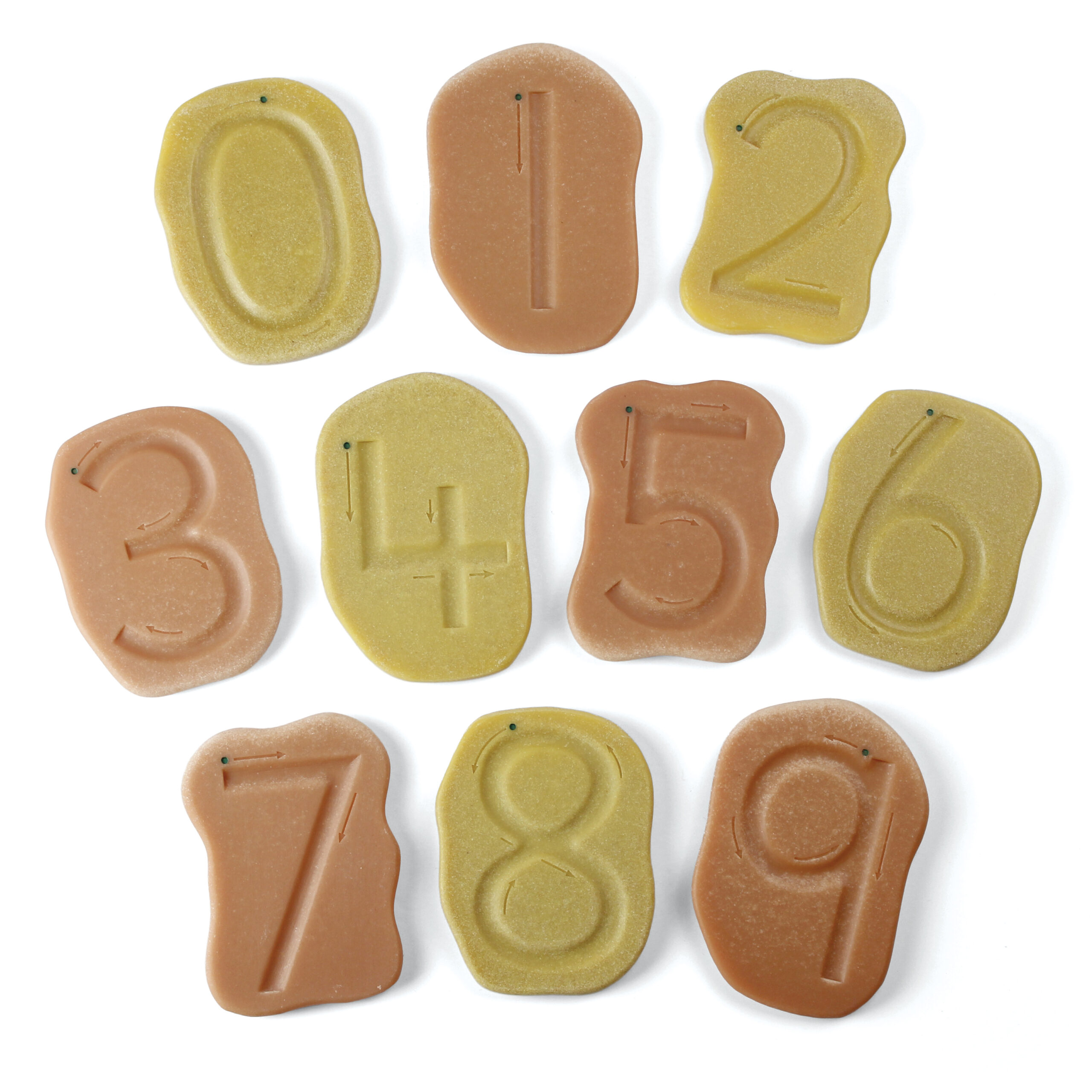Yellow Door Feels-Write Number Stones pietre cifre 0-9 set 10