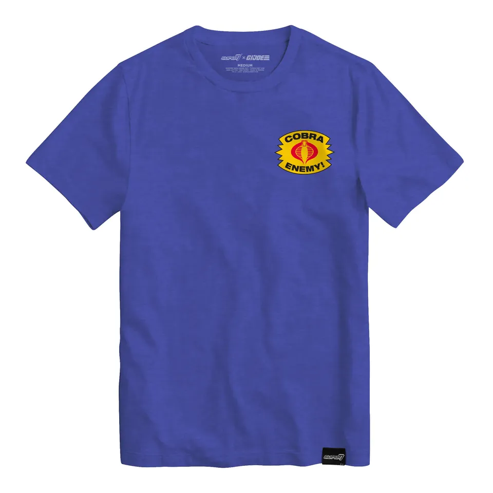 Super7 G.I. Joe Cobra Enemy tricou albastru bumbac