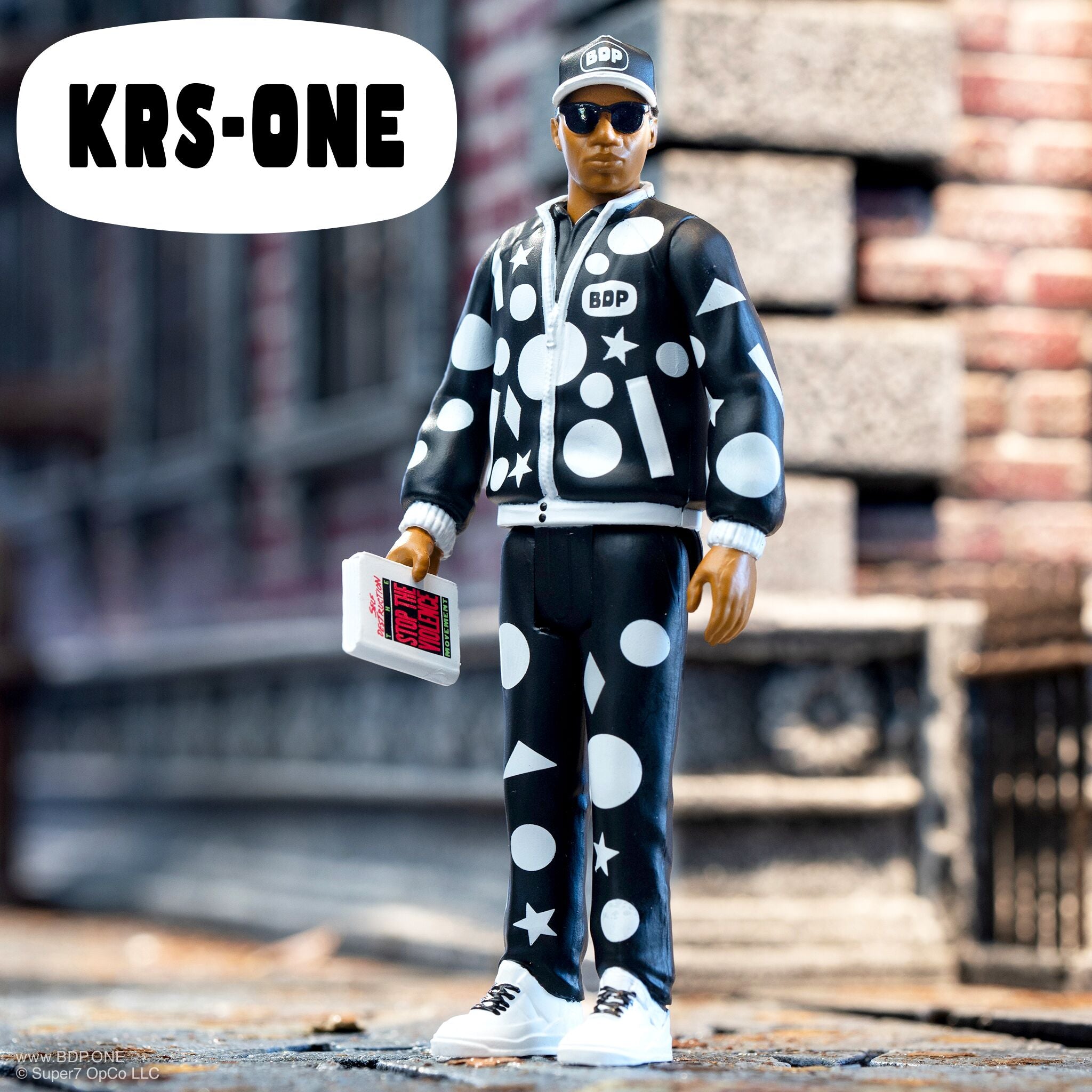 Super7 ReAction KRS-1 Self Destruction figurina articulata