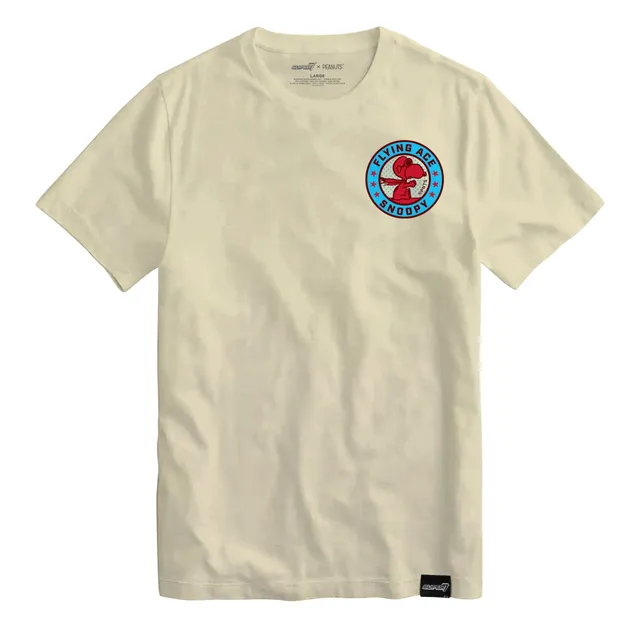 Super7 Peanuts Snoopy Flying Ace tricou alb bumbac
