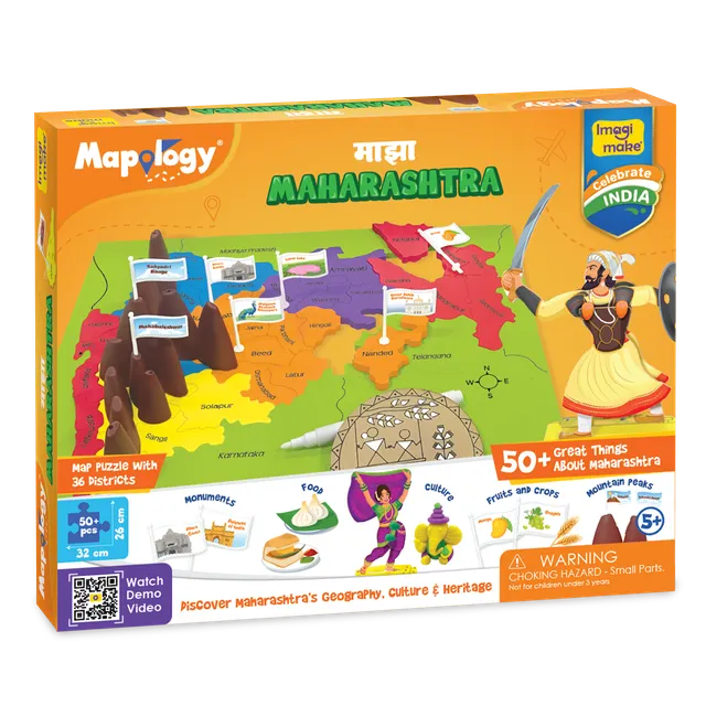 Imagimake Mapology Maharashtra puzzle harta 36 piese