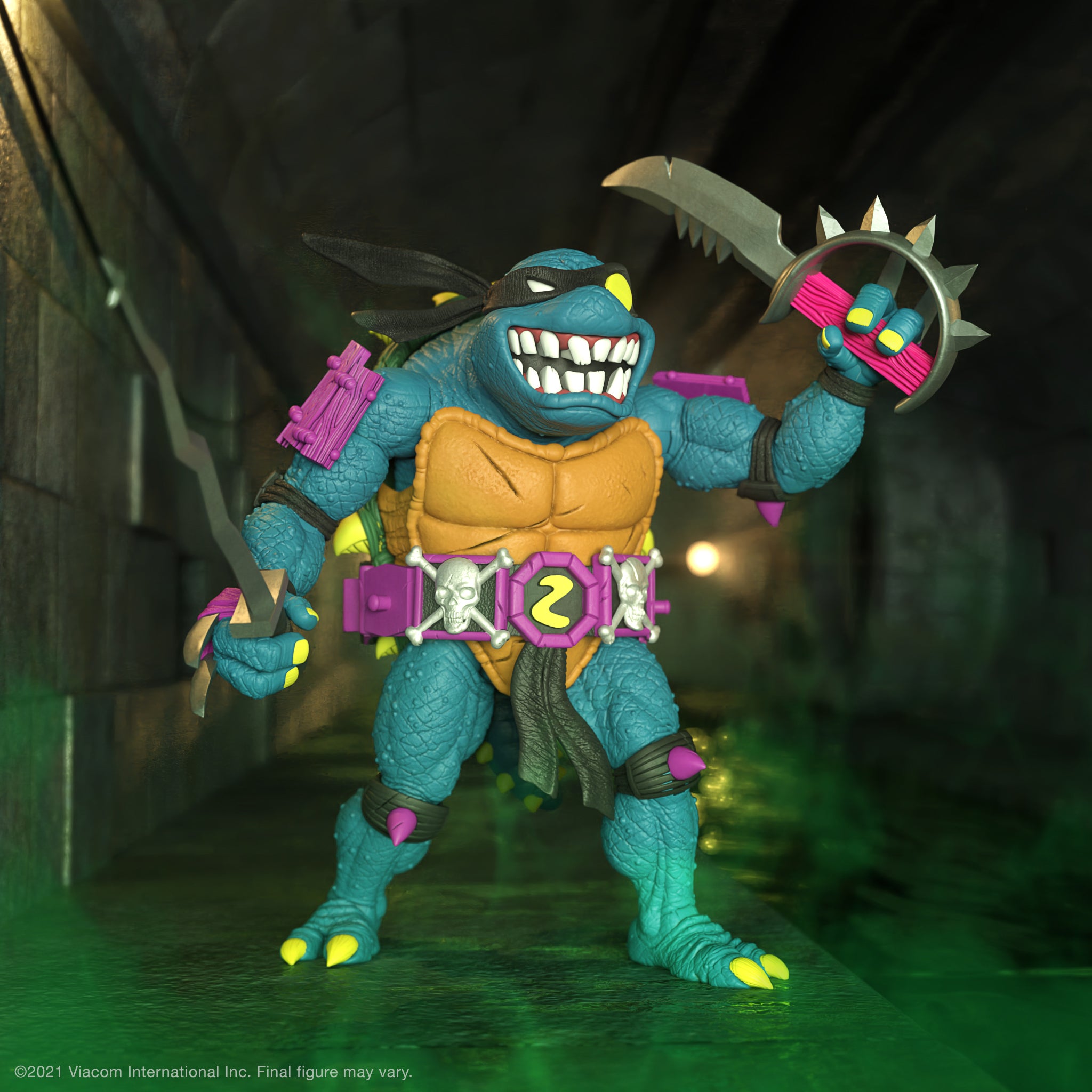 Super7 TMNT Ultimates Slash figurina 18cm cu arme