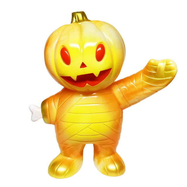 Super7 Japanese Vinyl Pumpkin Boy figură portocaliu fosforescent