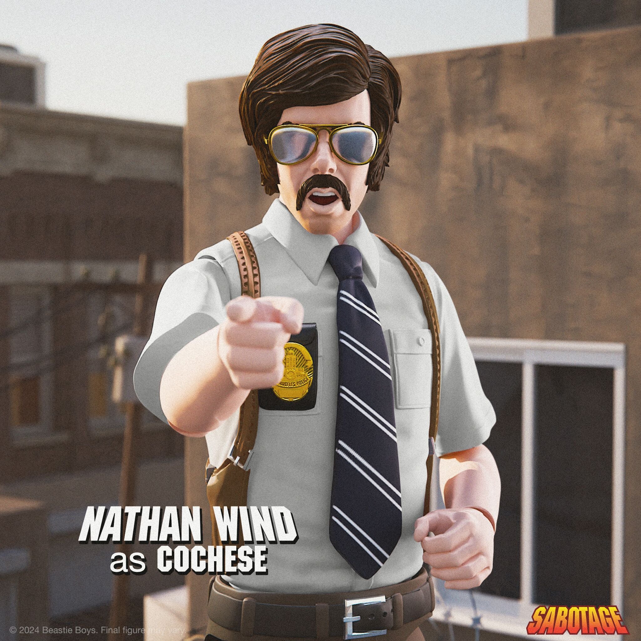 Super7 Ultimates Beastie Boys Nathan Wind figurina 18cm