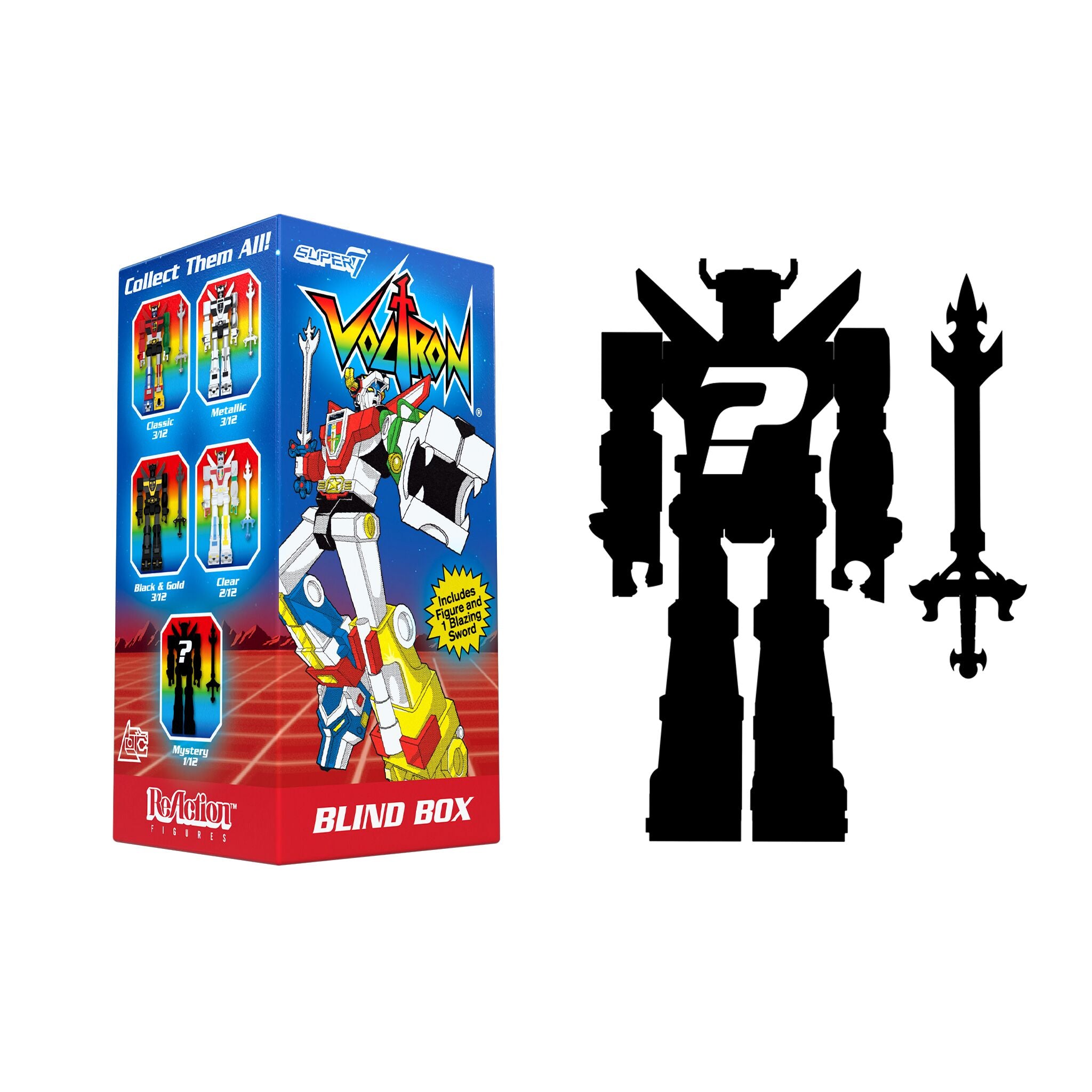 Super7 Voltron Blind Box figurina surpriza 9,5 cm