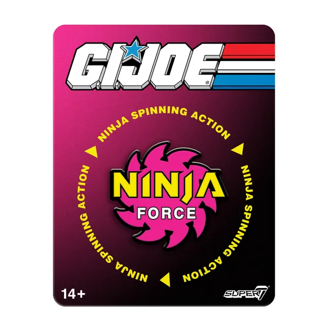 Super7 G.I. Joe Ninja Force insigna pin roz