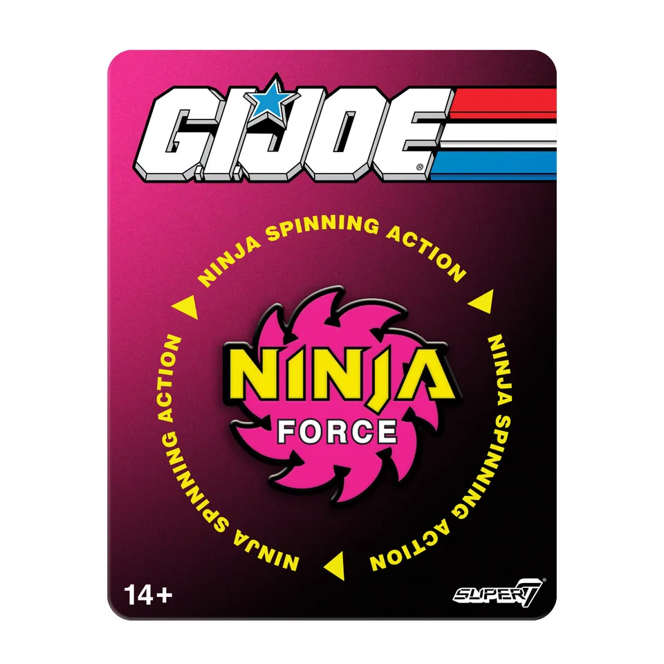 Super7 G.I. Joe Ninja Force insigna pin roz