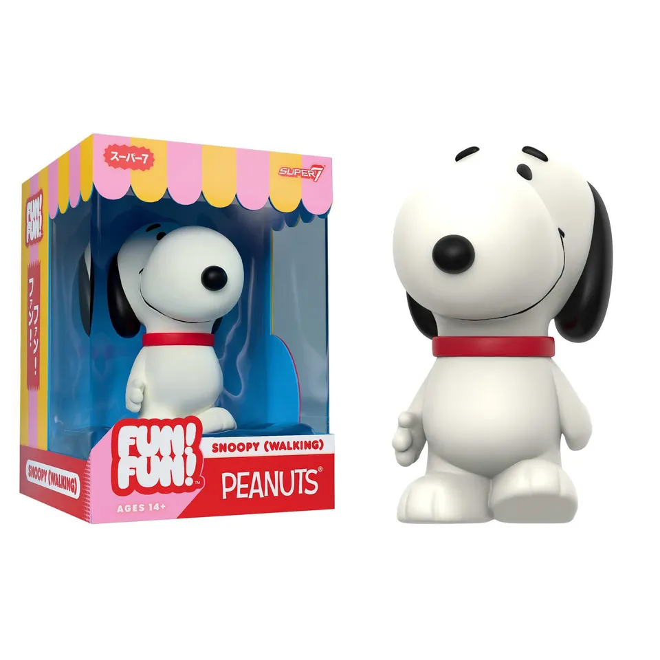 Super7 Peanuts FUN! FUN! Snoopy Walking figurina vinil 13 cm