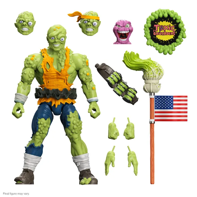 Super7 Toxic Crusaders Toxie figurina 7 inch