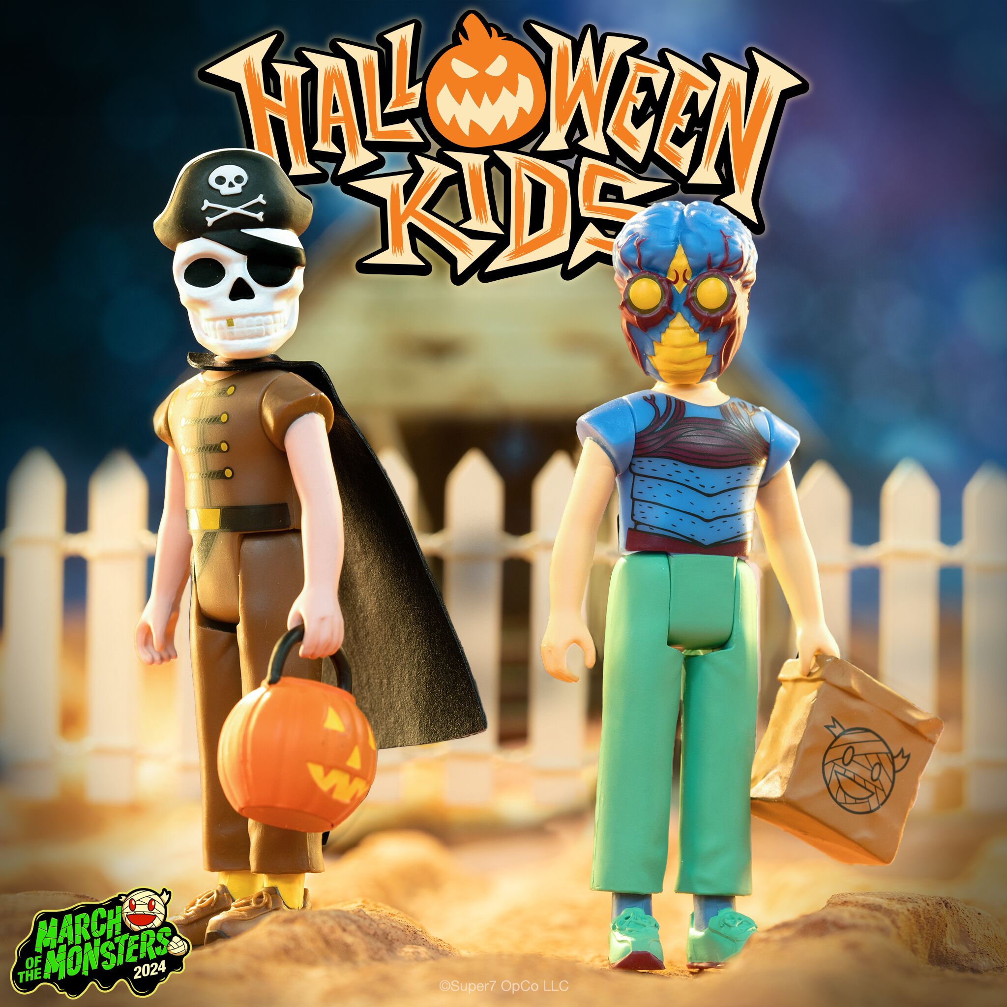 Super7 Halloween Kids ReAction Metaluna Mutant Girl figurina costum