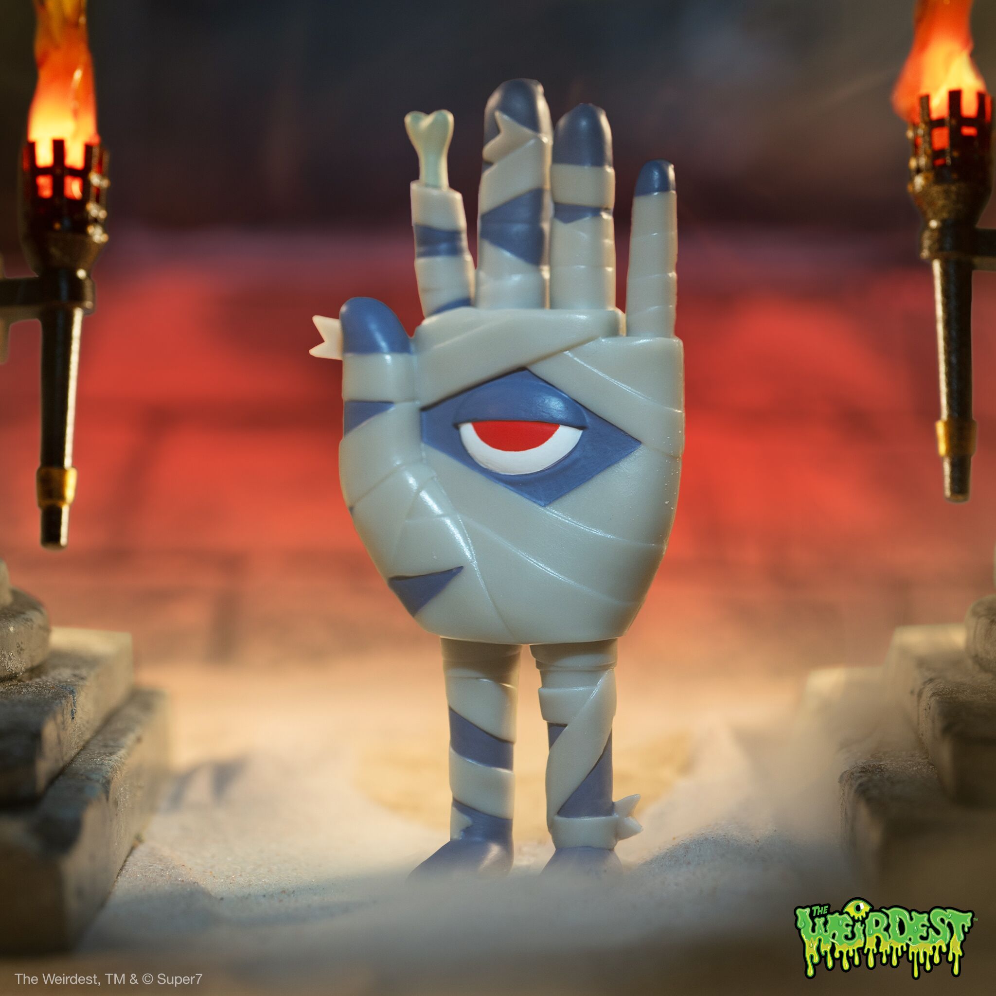 Super7 The Weirdest ReAction Mummy's Hand figurina 10 cm