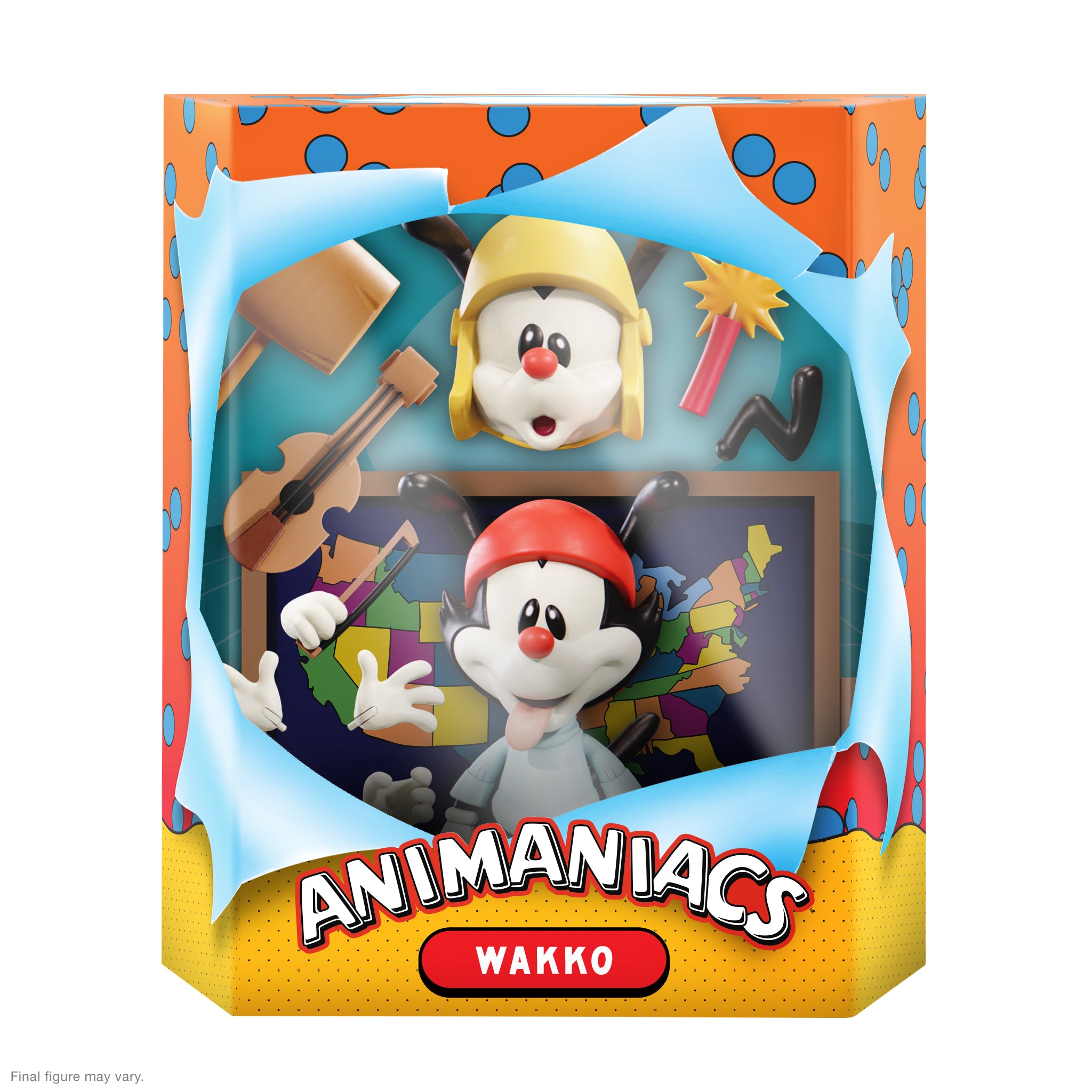 Super7 Animaniacs ULTIMATES Wakko figurina 18 cm articulata