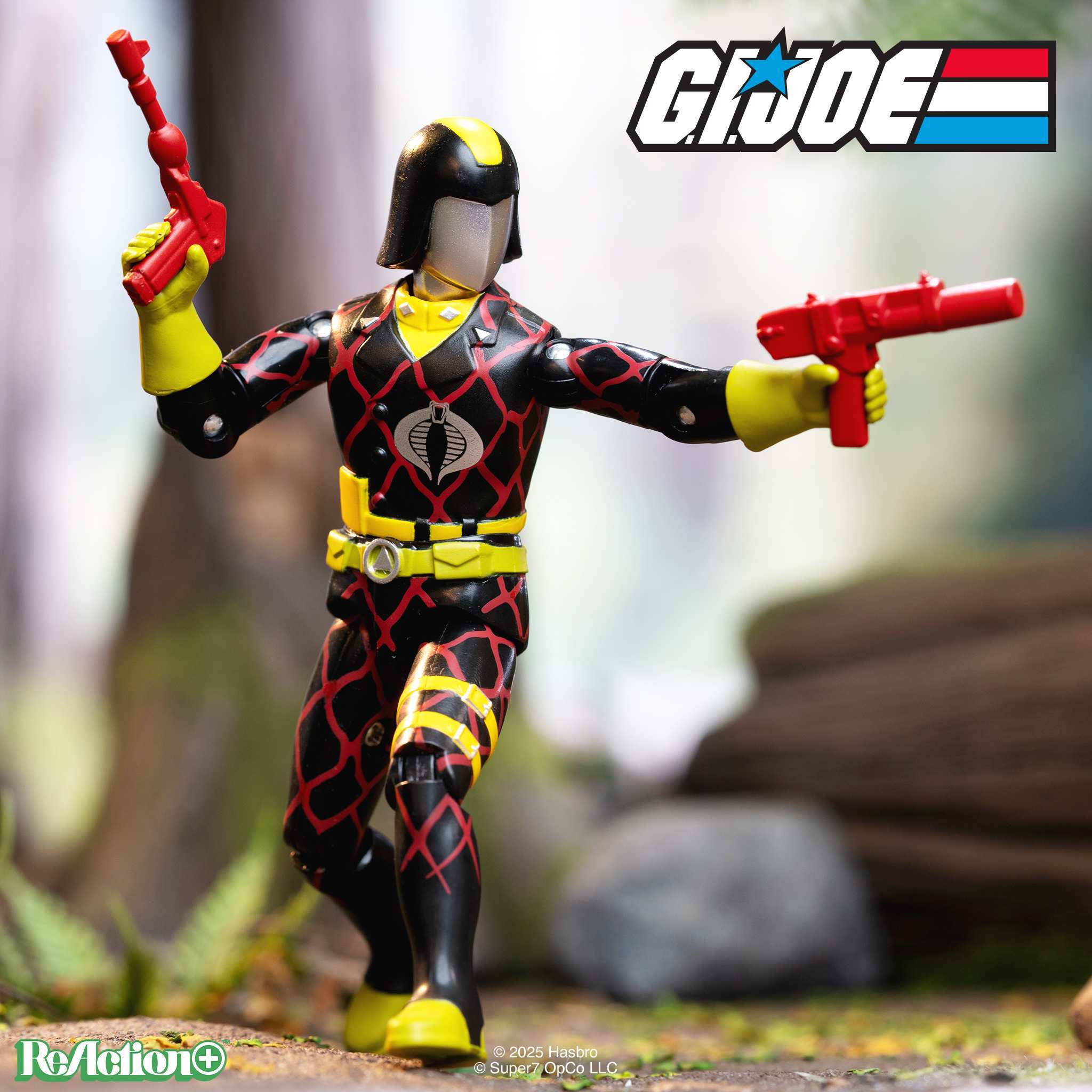 Super7 G.I. Joe ReAction+ Cobra Commander Python Patrol figura