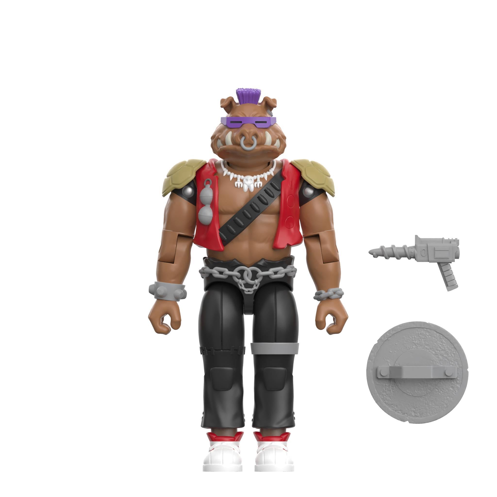 Super7 TMNT ReAction+ Wave 02 Bebop figurina mistret 10cm