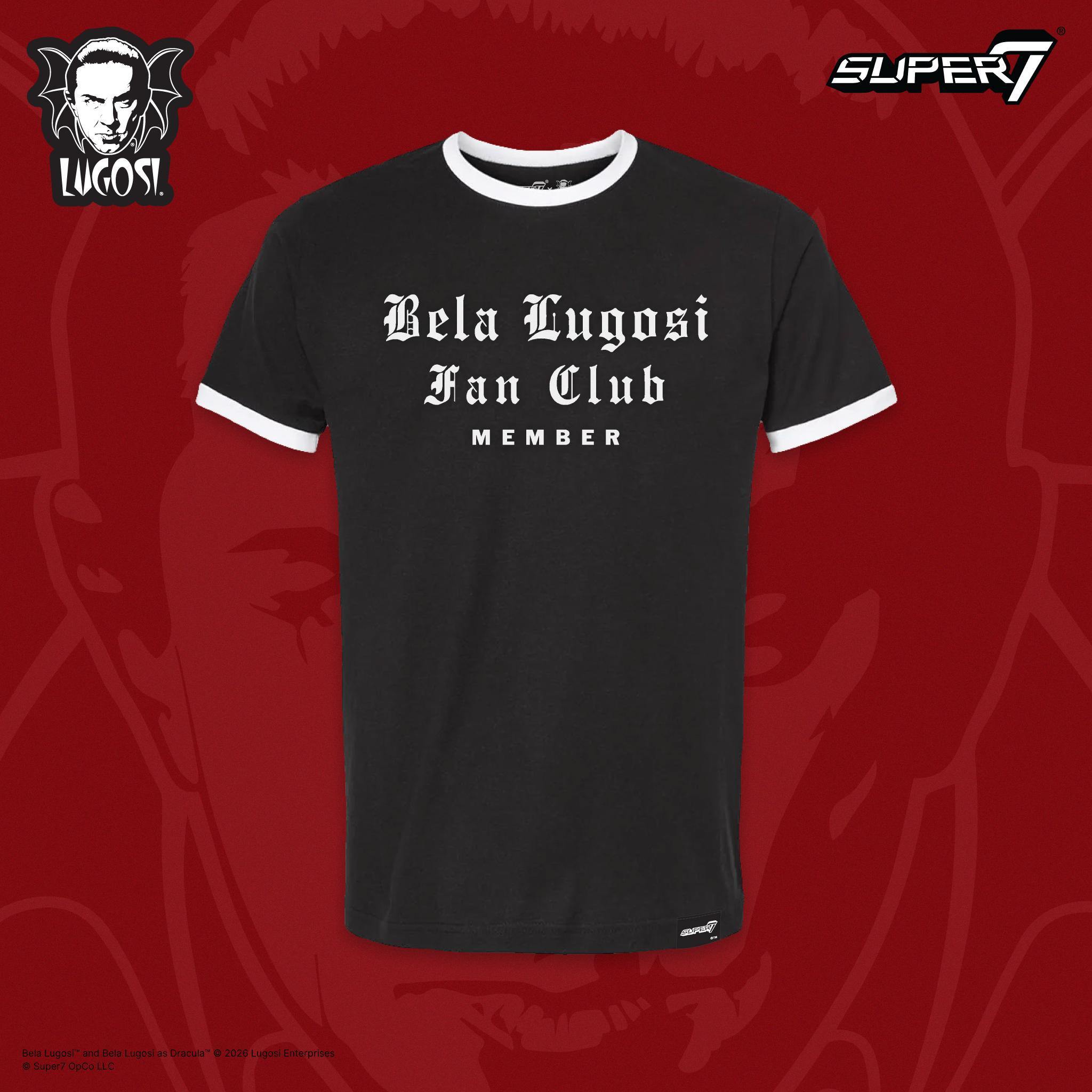 Super7 Bela Lugosi Fan Club tricou negru bumbac