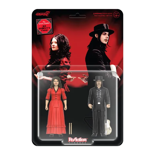 Super7 White Stripes set 2 figurine Get Behind Me Satan