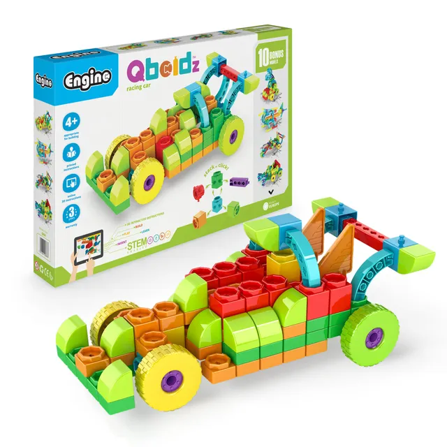 Engino Qboidz Racing Car set constructie 10 modele 4 ani