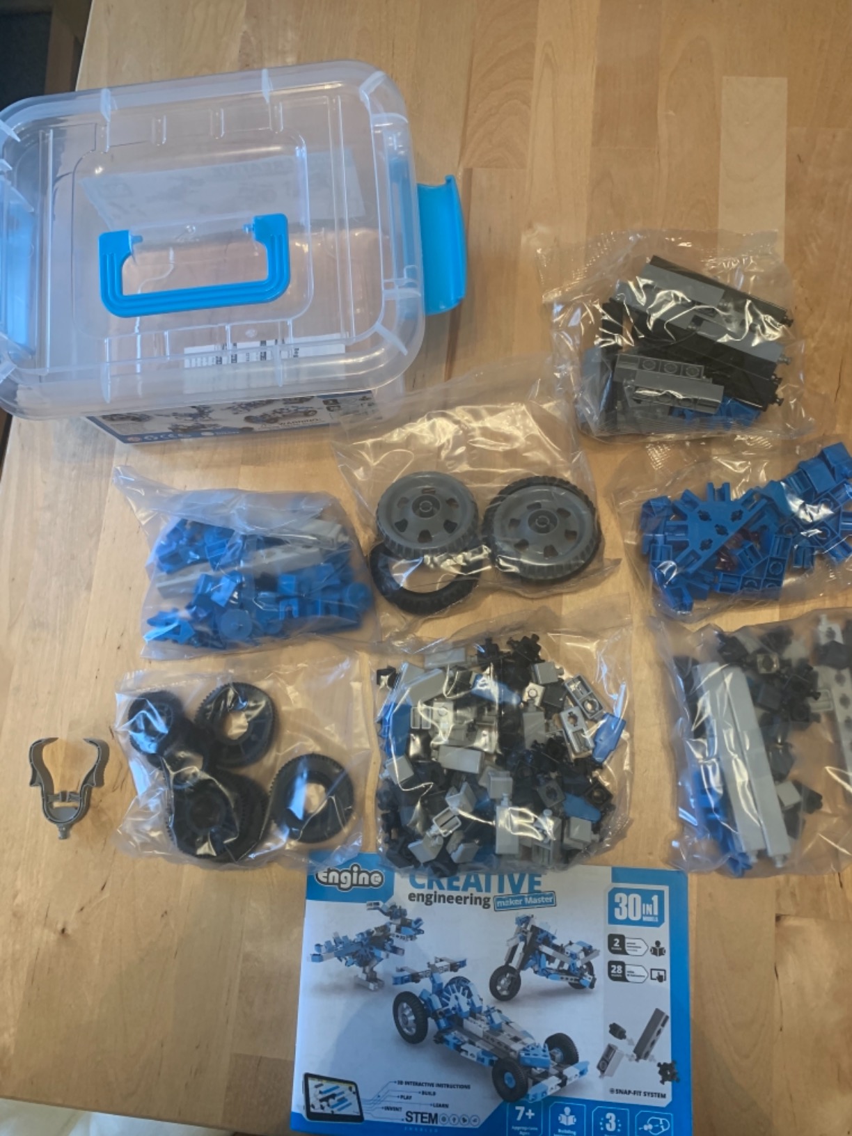 Engino Creative Engineering Maker Master set construcție 30 în 1 209 piese