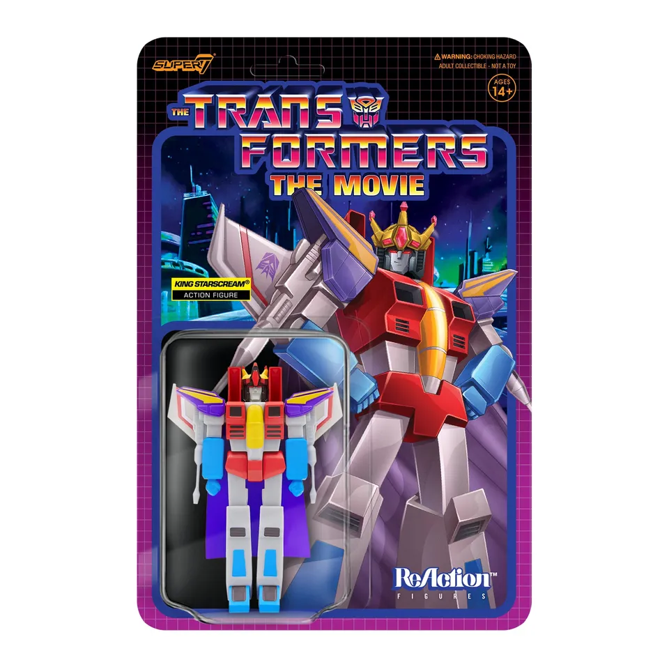 Super7 Transformers ReAction Wave 4 figurina King Starscream