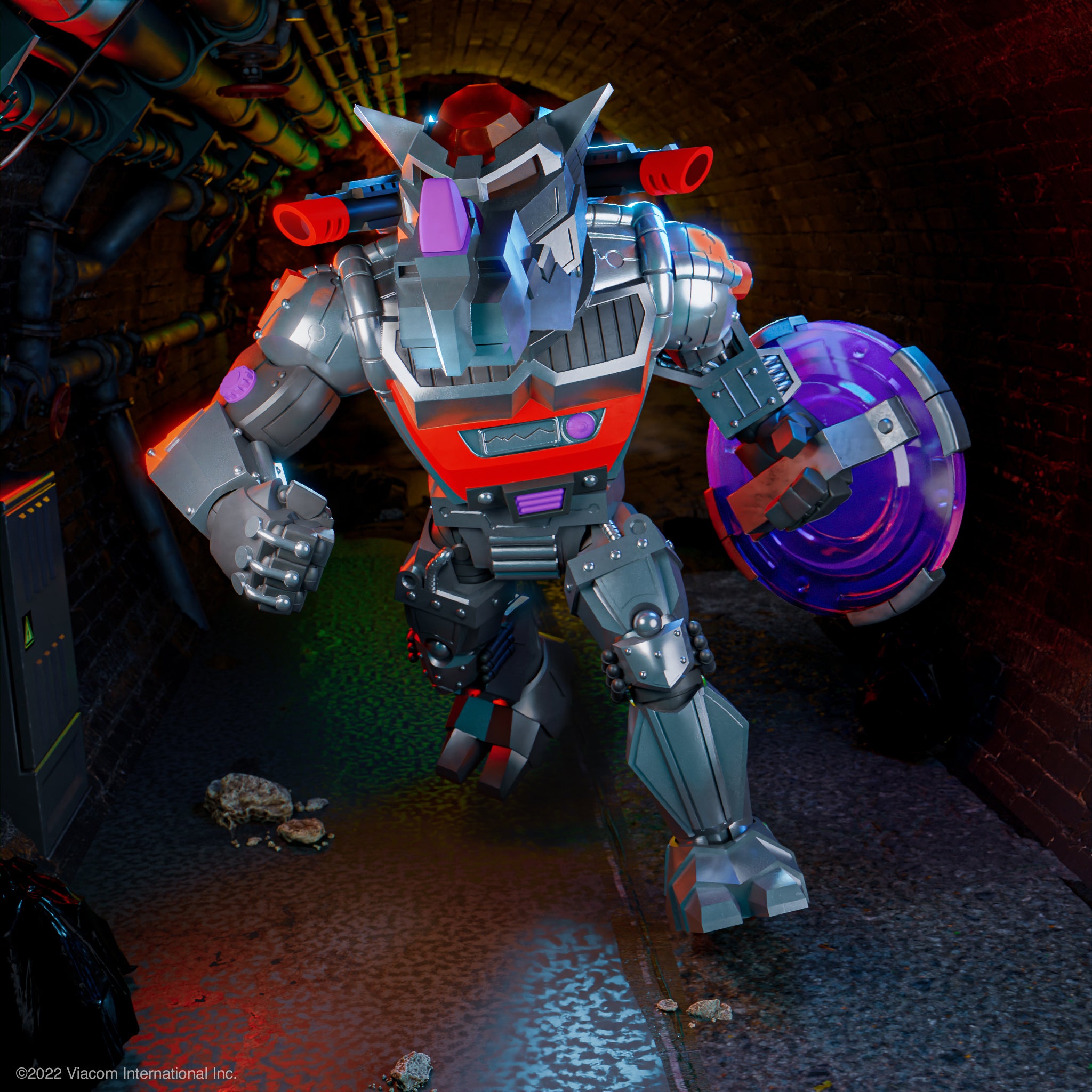 Super7 TMNT ULTIMATES Wave 8 figura Robot Rocksteady 8